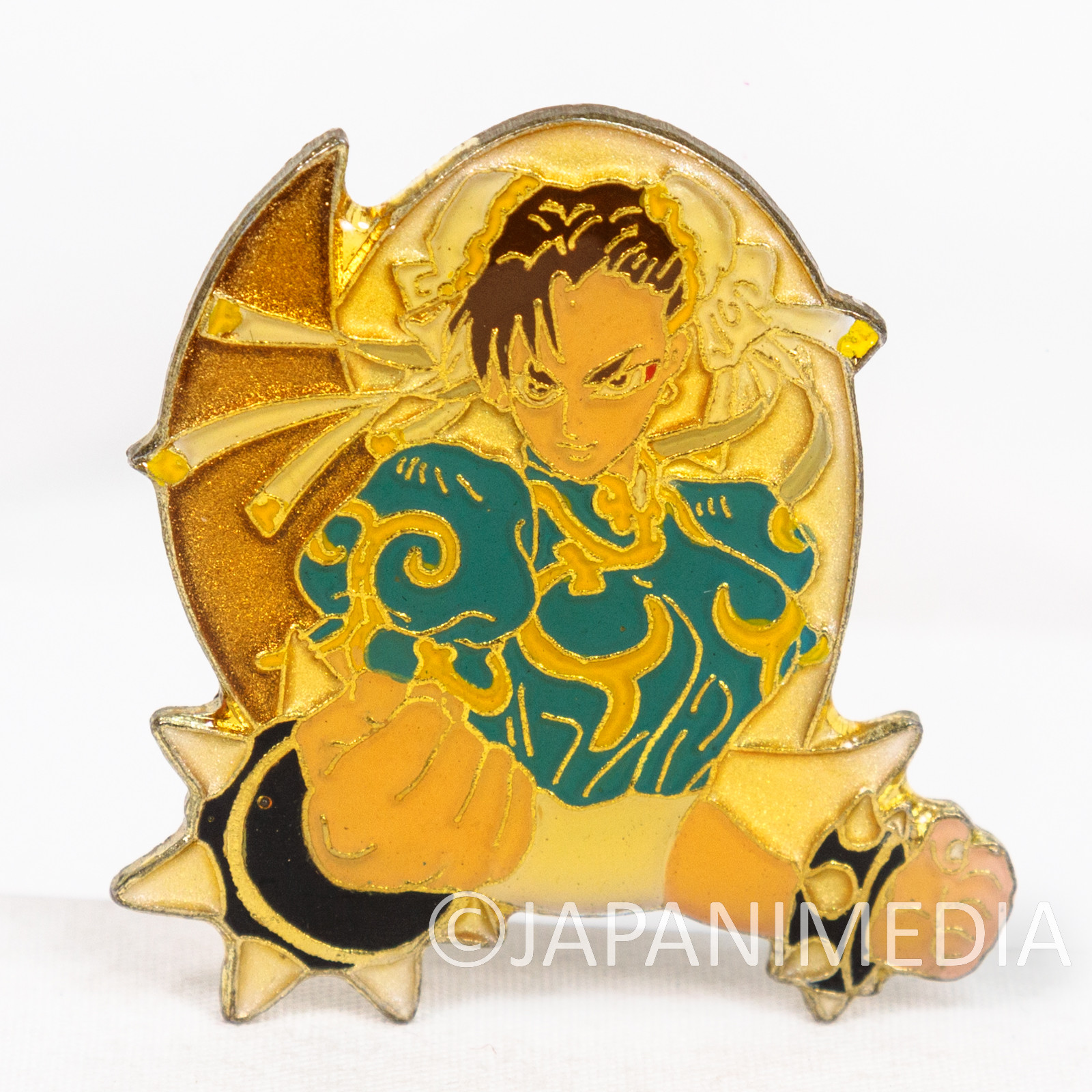 Street Fighter 2 Metal Pins Badge Chun Li Capcom Character JAPAN GAME 4