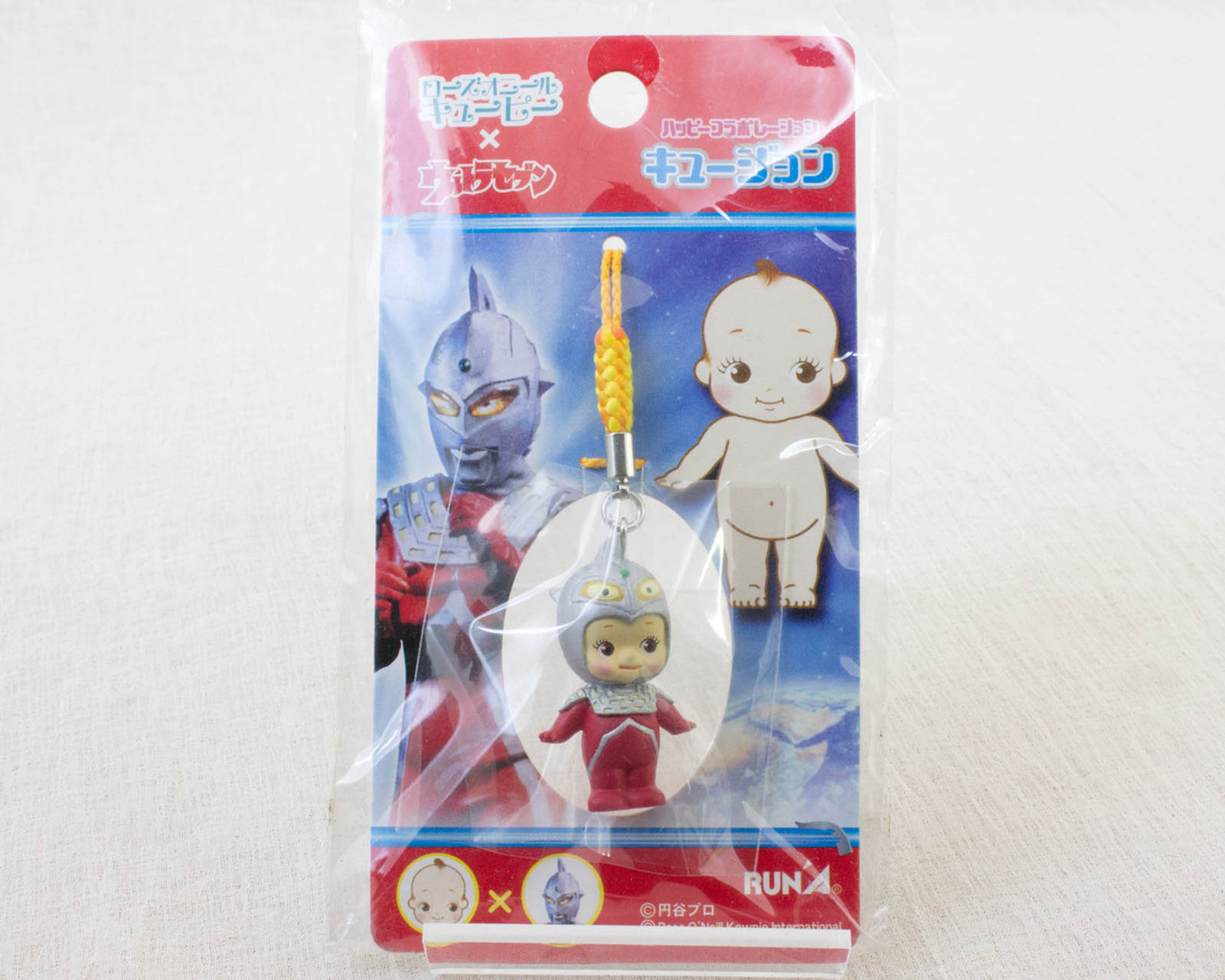 Ultra Seven Rose O'neill Kewpie Kewsion Figure Strap JAPAN