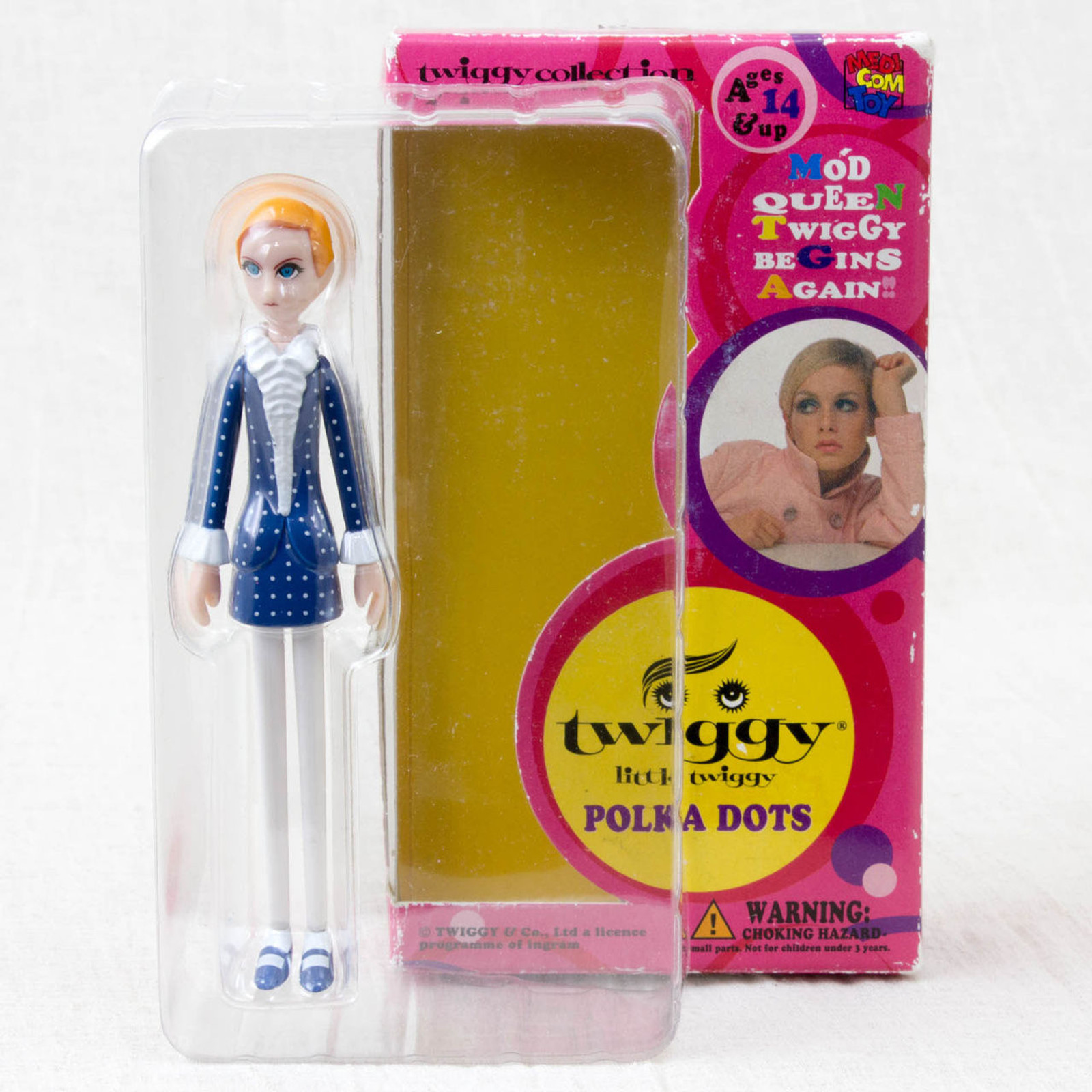 Twiggy Collection Mini Figure Polka Dots Medicom Toy JAPAN