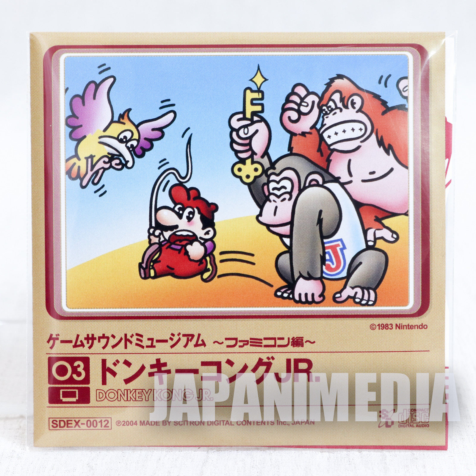 Donkey Kong Jr. Game Sound Museum Nintendo Music 8cm CD JAPAN FAMICOM