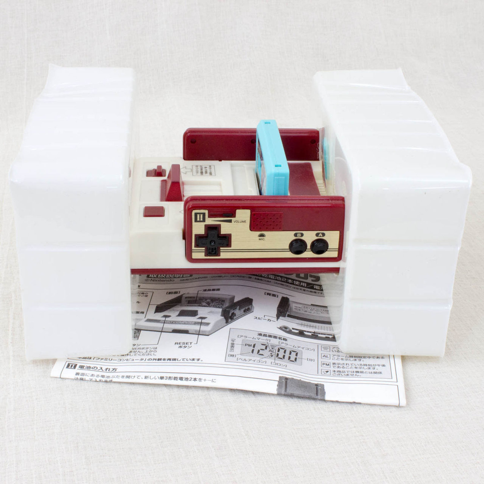 Nintendo Famicom Type Figure Alarm Clock Ice Climber Ver. Banpresto JAPAN