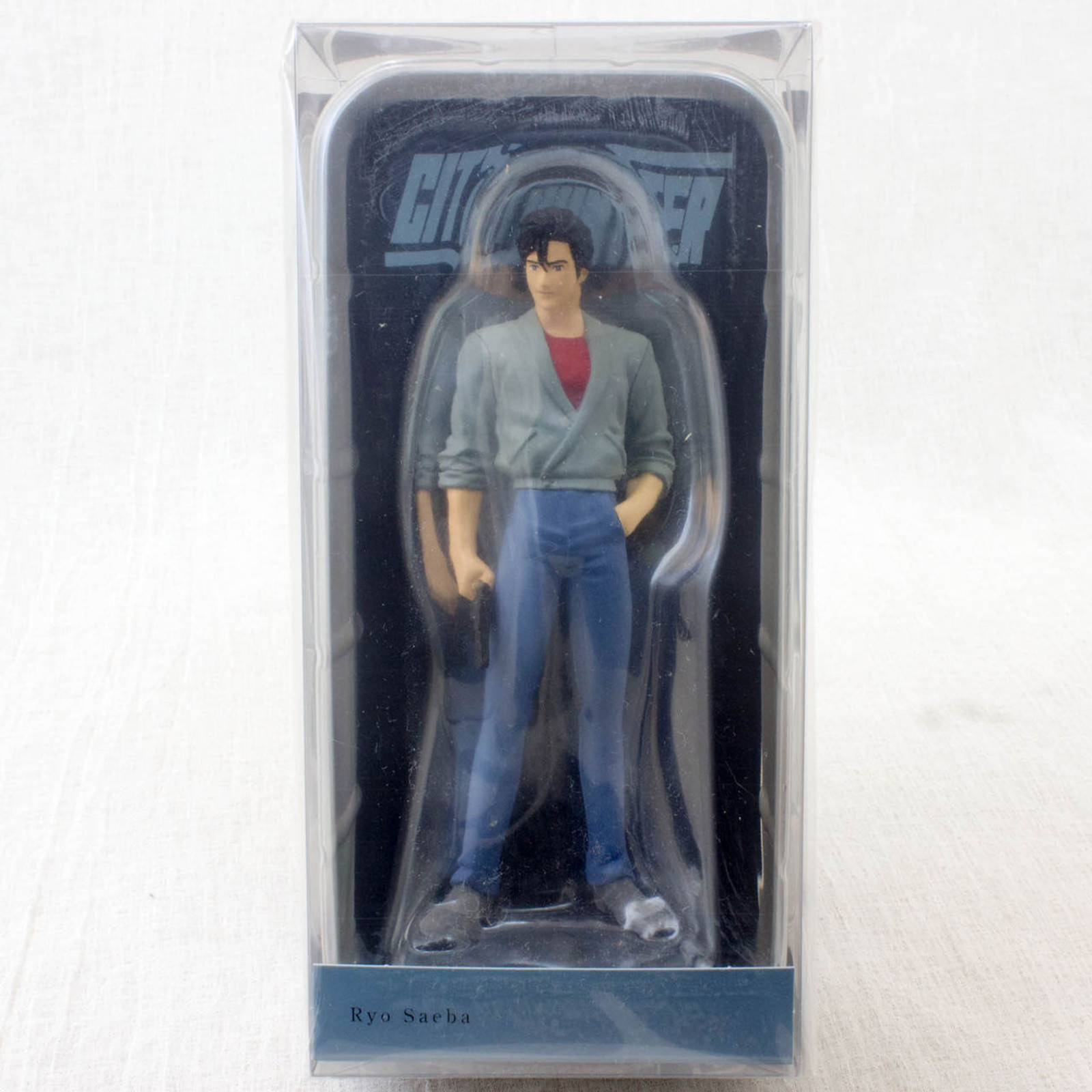 RARE City Hunter Ryo Saeba Mini Figure Hojo Tsukasa JAPAN ANIME MANGA JUMP