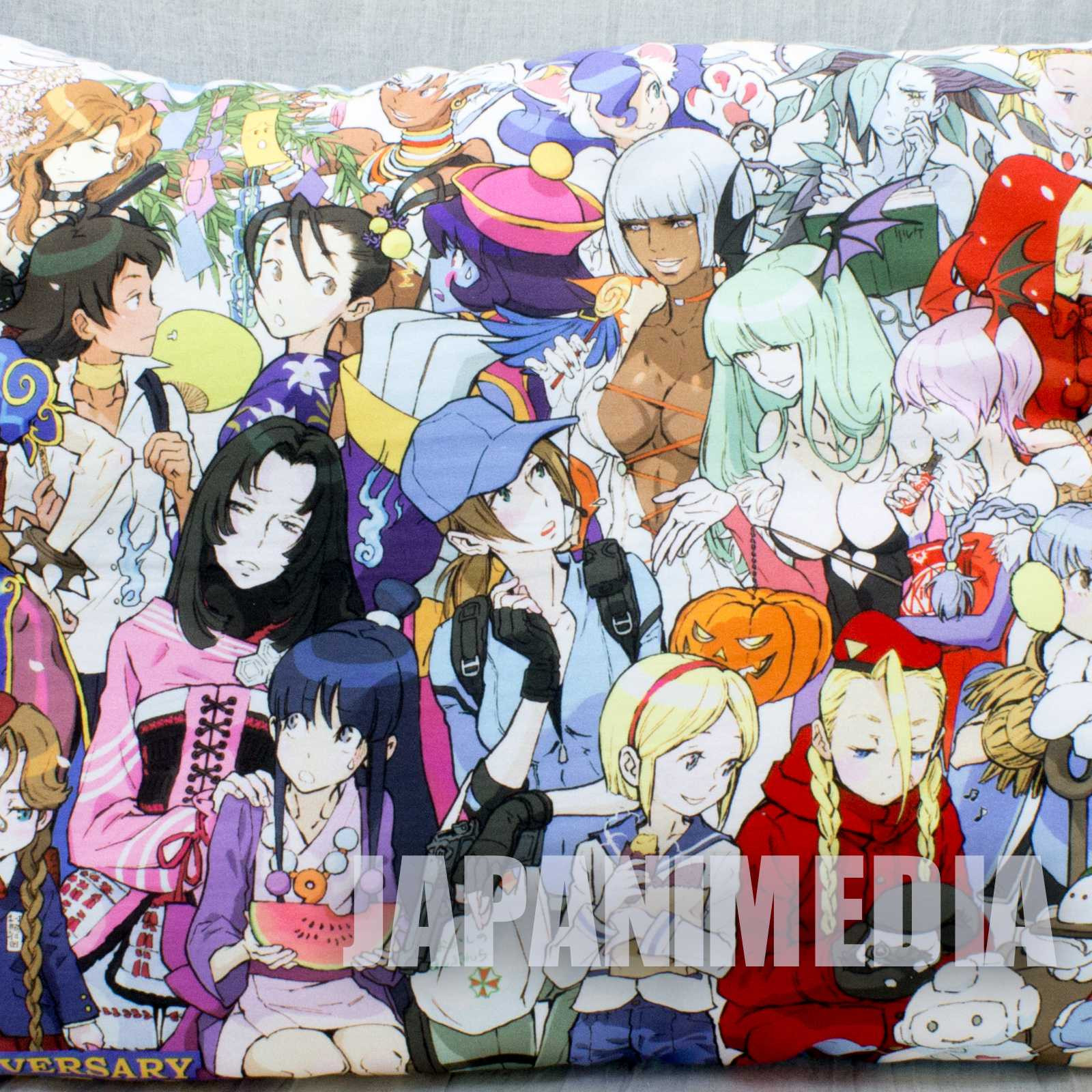 Capcom Girls Characters Cushion Pillow Capcom 30th Anniversary JAPAN GAME Japanimedia Store