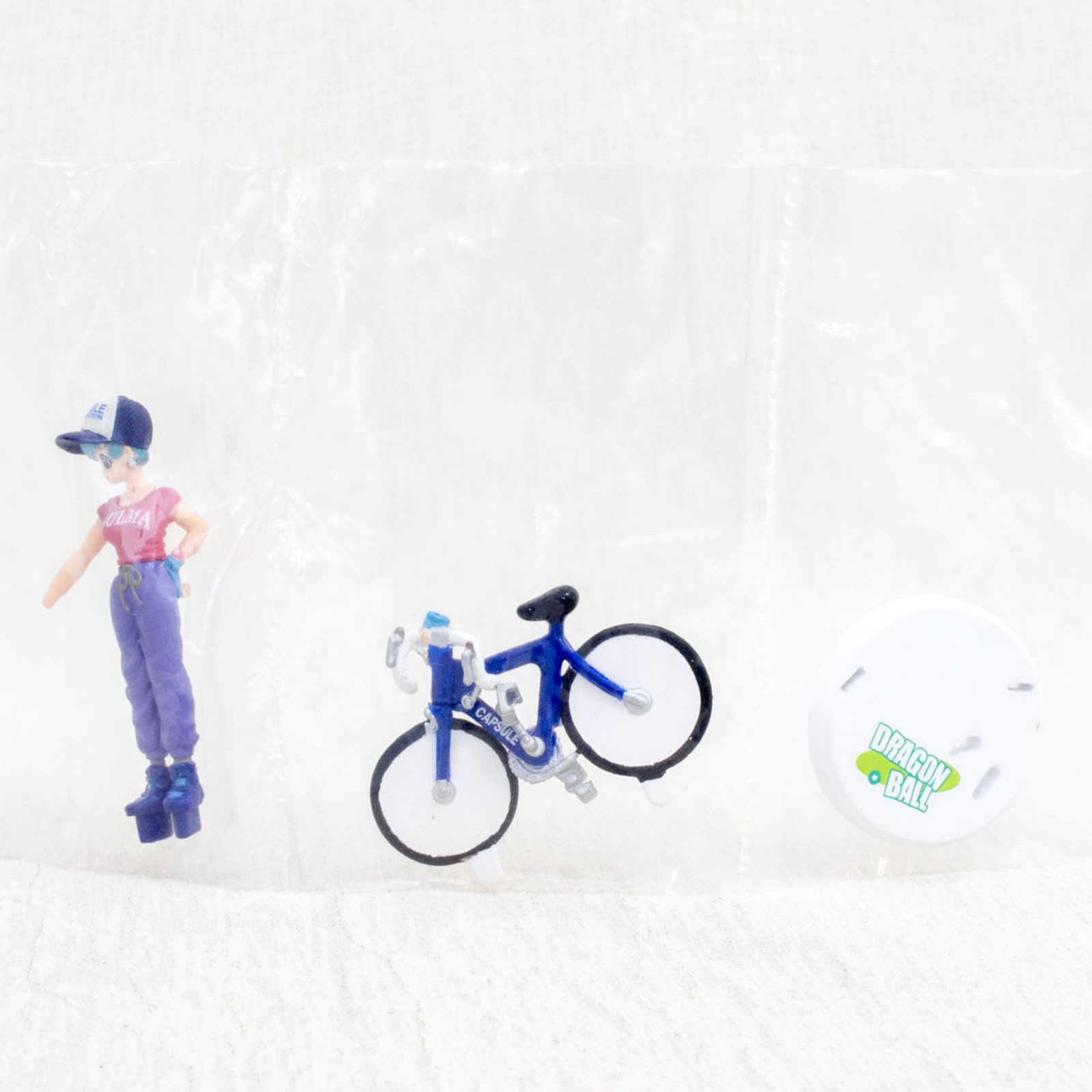 Dragon Ball Mini Figure Bulma with Bicycle Full-color JAPAN ANIME