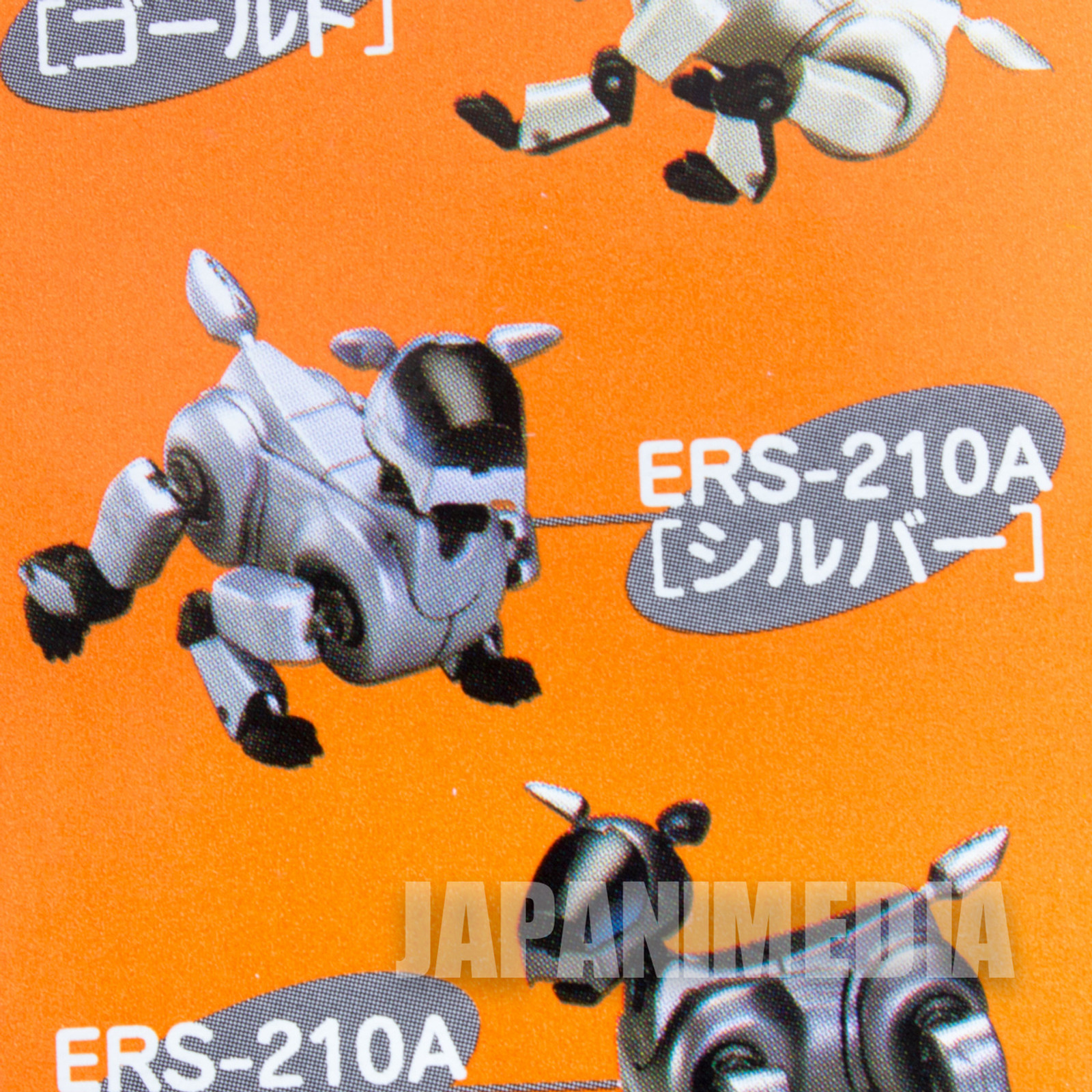 MY HAPPY AIBO ERS-210A Silver 1/6 Miniature Figure Kaiyodo Glico JAPAN SONY