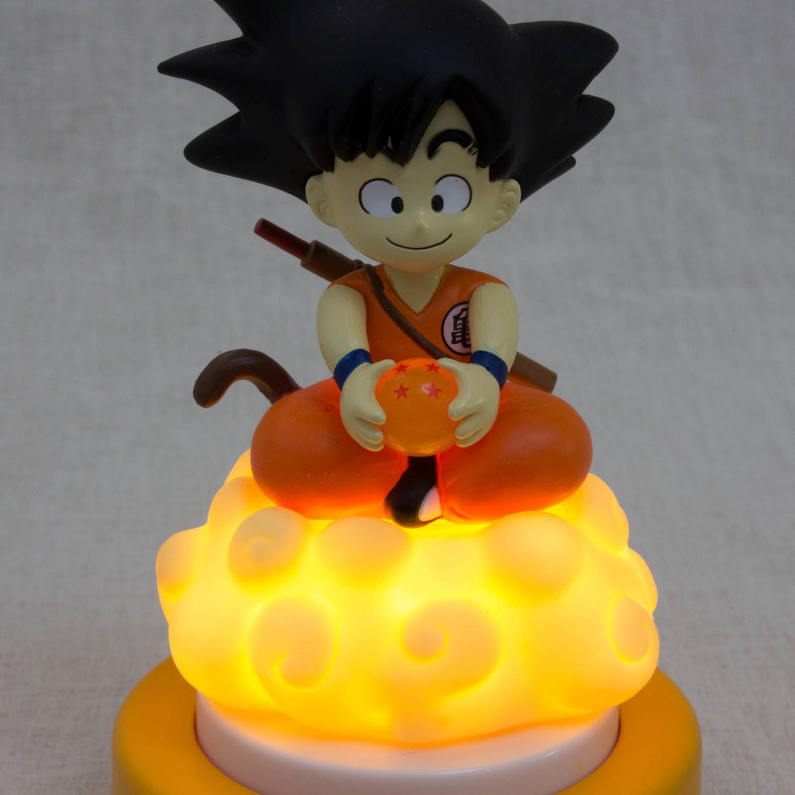 RARE! Dragon Ball Son Goku Gokou Boy Touch Light Figure Popy JAPAN ANIME