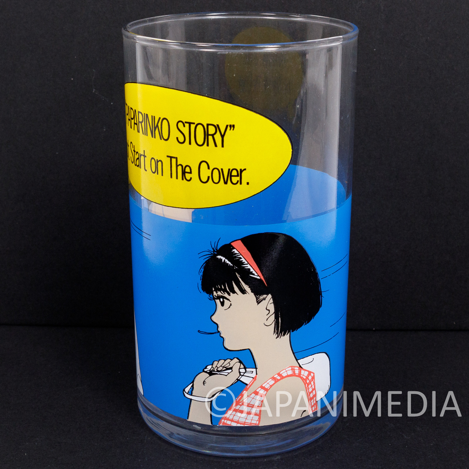 Retro RARE! PAPARINKO Glass Hisashi Eguchi Mister Donut JAPAN