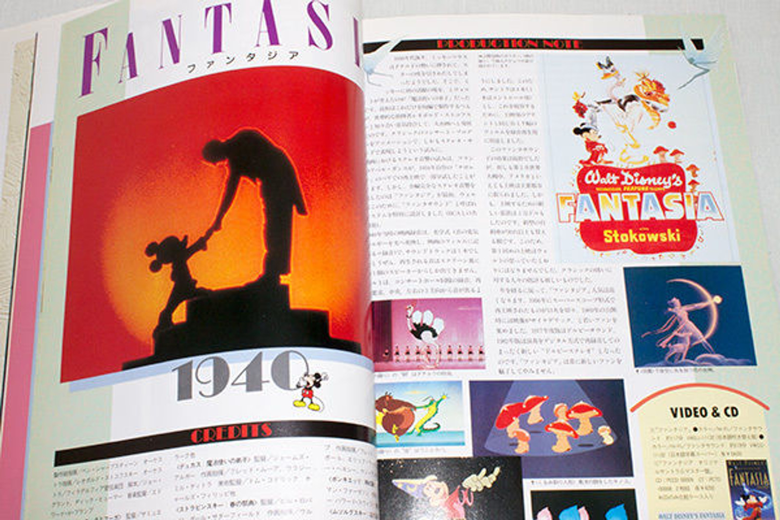 Disney Animation All 30 Classic Films Japanese Fan Book JAPAN ANIME MICKEY ALICE