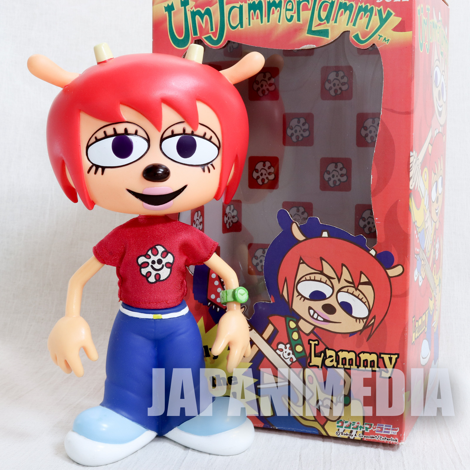 UmJammer Lammy Collectible Doll Figure Medicom Toy JAPAN Parappa The Rapper