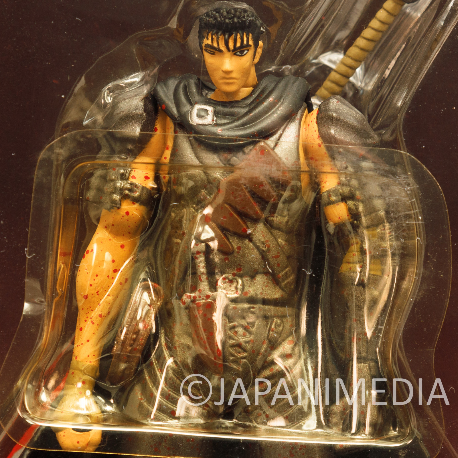 Berserk Black Swordsman Guts Mini Figure (Blood Splash Ver.) Art of War