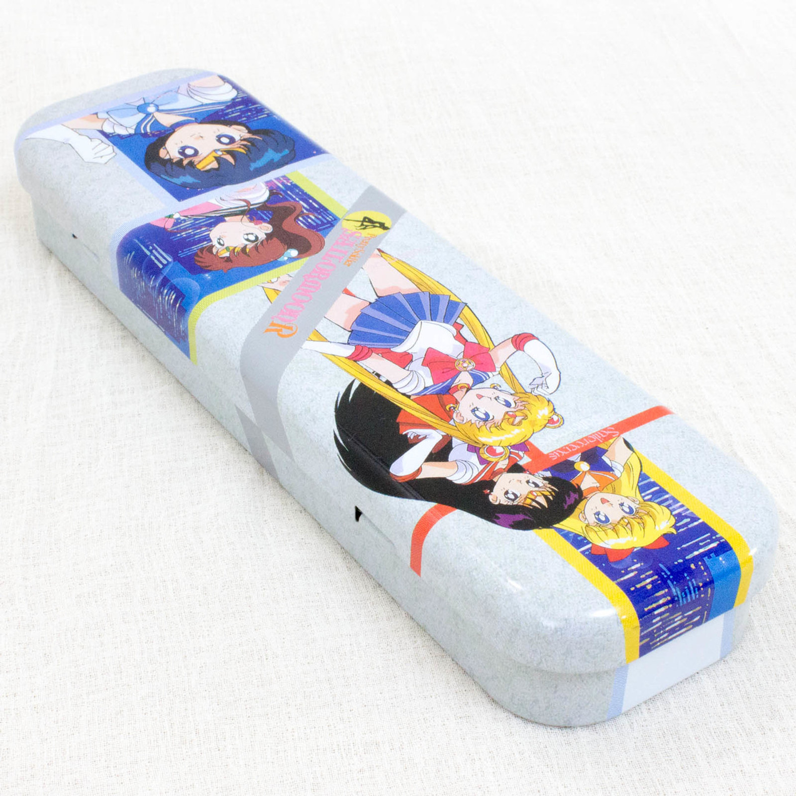 Retro RARE! Sailor Moon R Can Pen Case SEIKA NOTE JAPAN ANIME MANGA