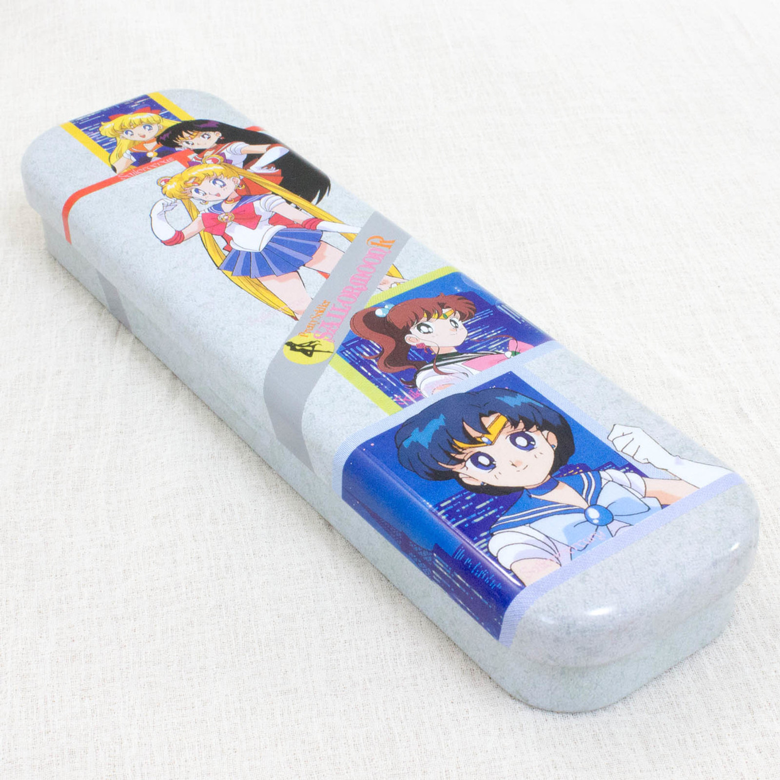 Retro RARE! Sailor Moon R Can Pen Case SEIKA NOTE JAPAN ANIME MANGA