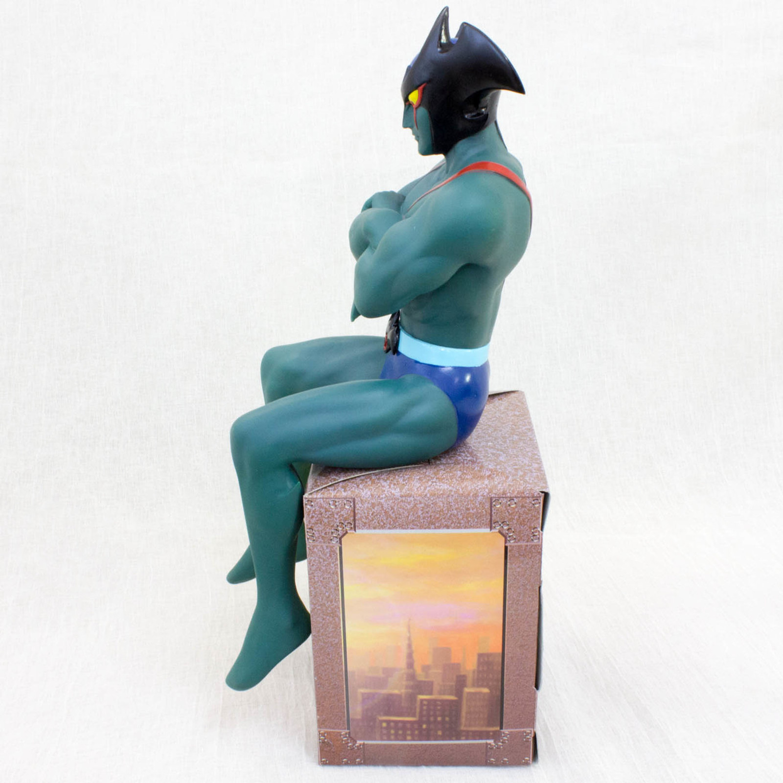 RARE! Devilman Anime Ending Sitting Ver. Big Soft Vinyl Figure JAPAN ANIME  MANGA