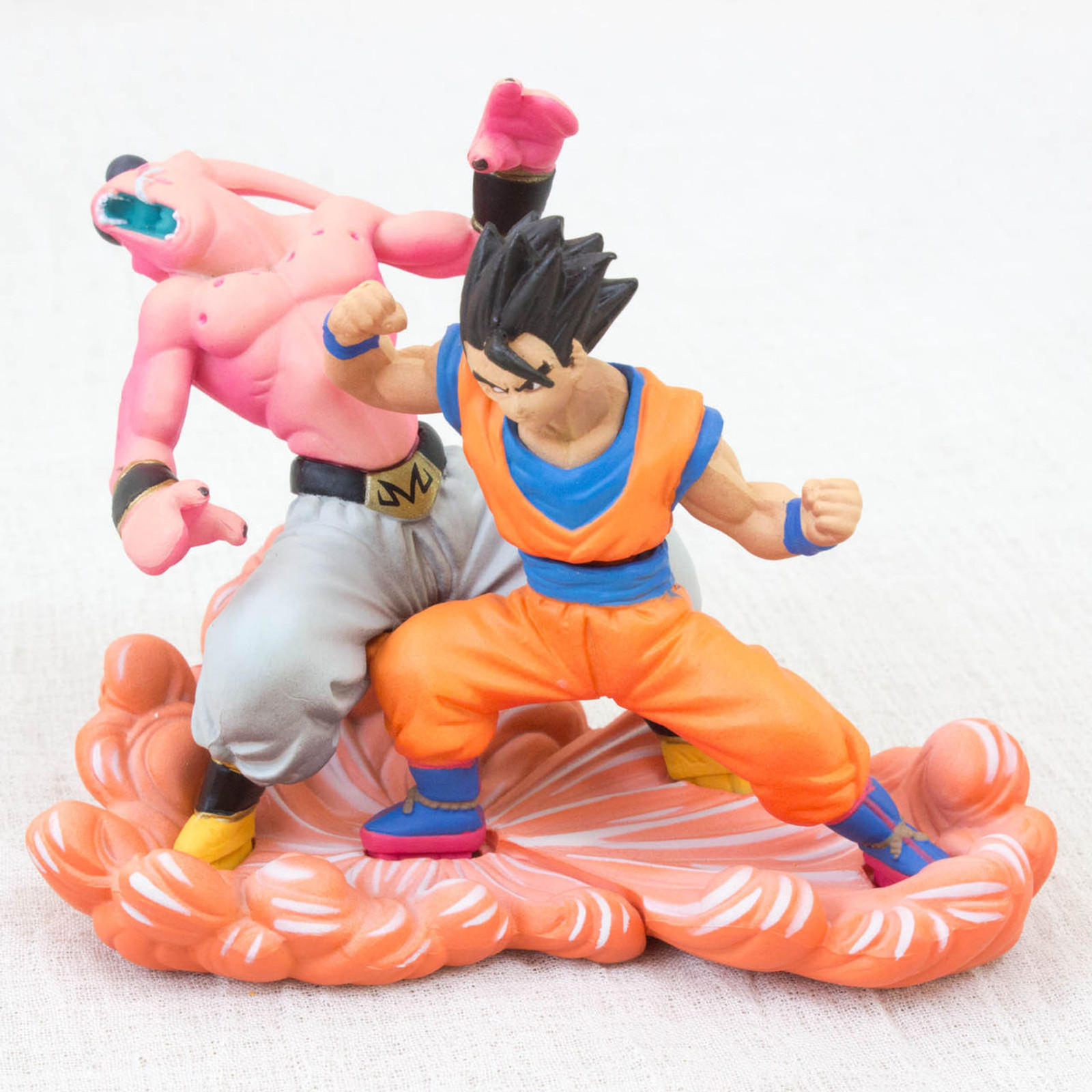 RARE! Dragon Ball Z Mini Figure Gohan vs Majin Boo Megahouse JAPAN ANIME CAPSULE