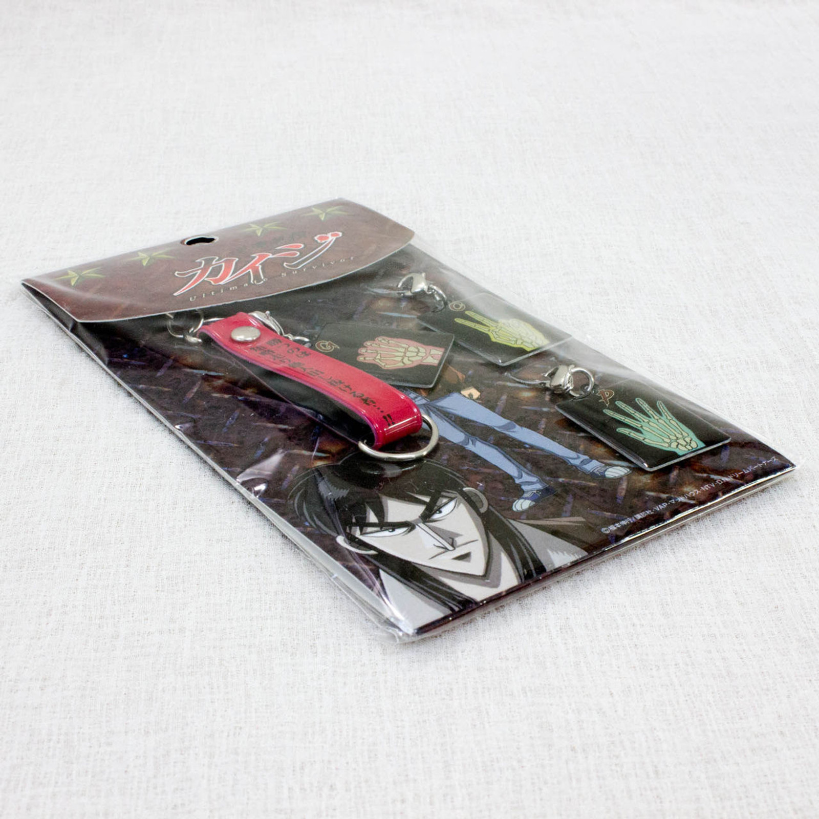 KAIJI Ultimate Survivor Janken Rock Paper Scissors Charm Mobile Strap JAPAN