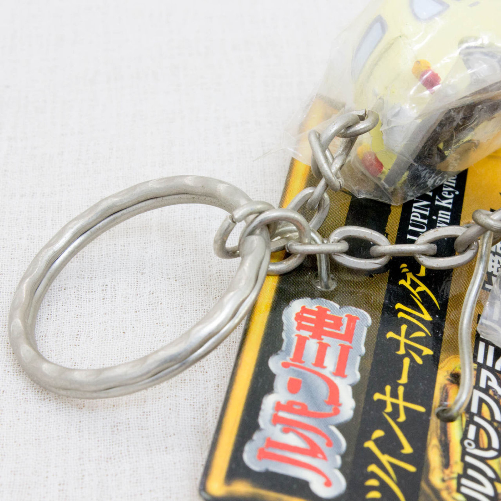 Lupin the Third (3rd) Daisuke Jigen & Fiat 400F Car Figure Keychain JAPAN ANIME MANGA