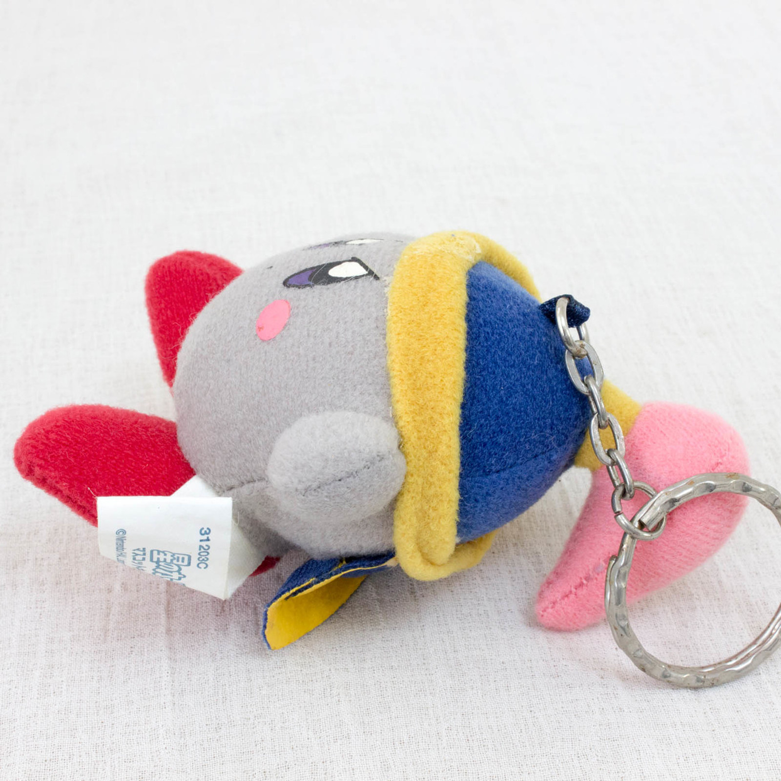 Retro Rare! Kirby Super Star Mini Plush Doll Key Chain NINTENDO JAPAN FIGURE 3