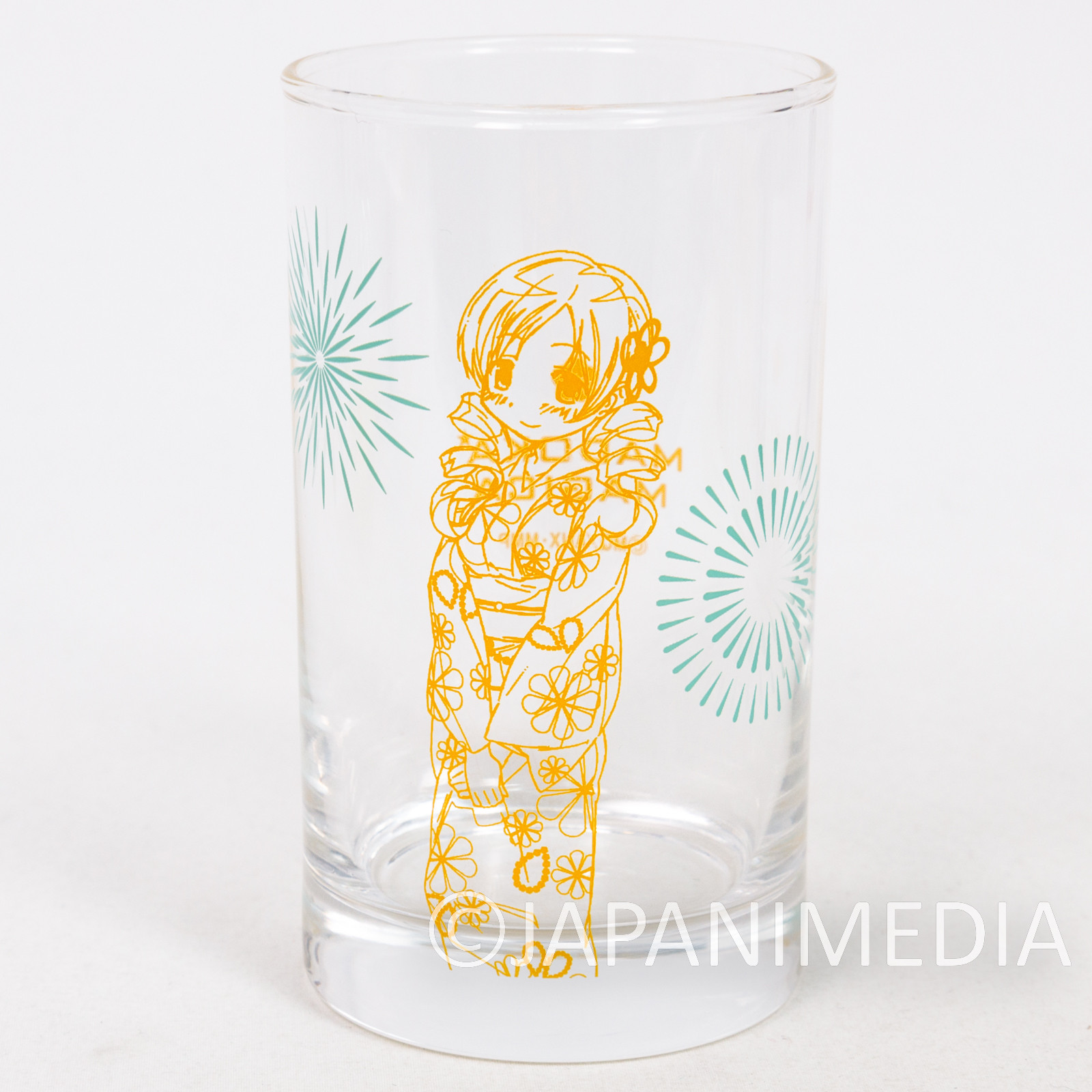 Puella Magi Magica Madoka Mami Tomoe Original Glass (Yukata ver.) JAPAN ANIME