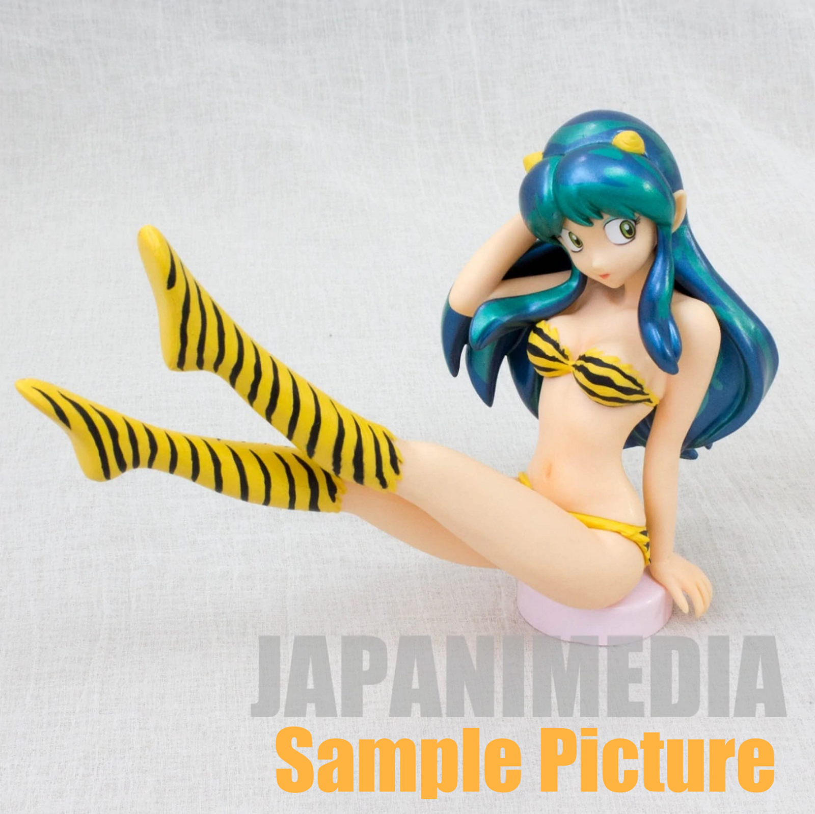 Urusei Yatsura Lum Bottle on Figure Green Hair Ver. Kaiyodo JAPAN ANIME