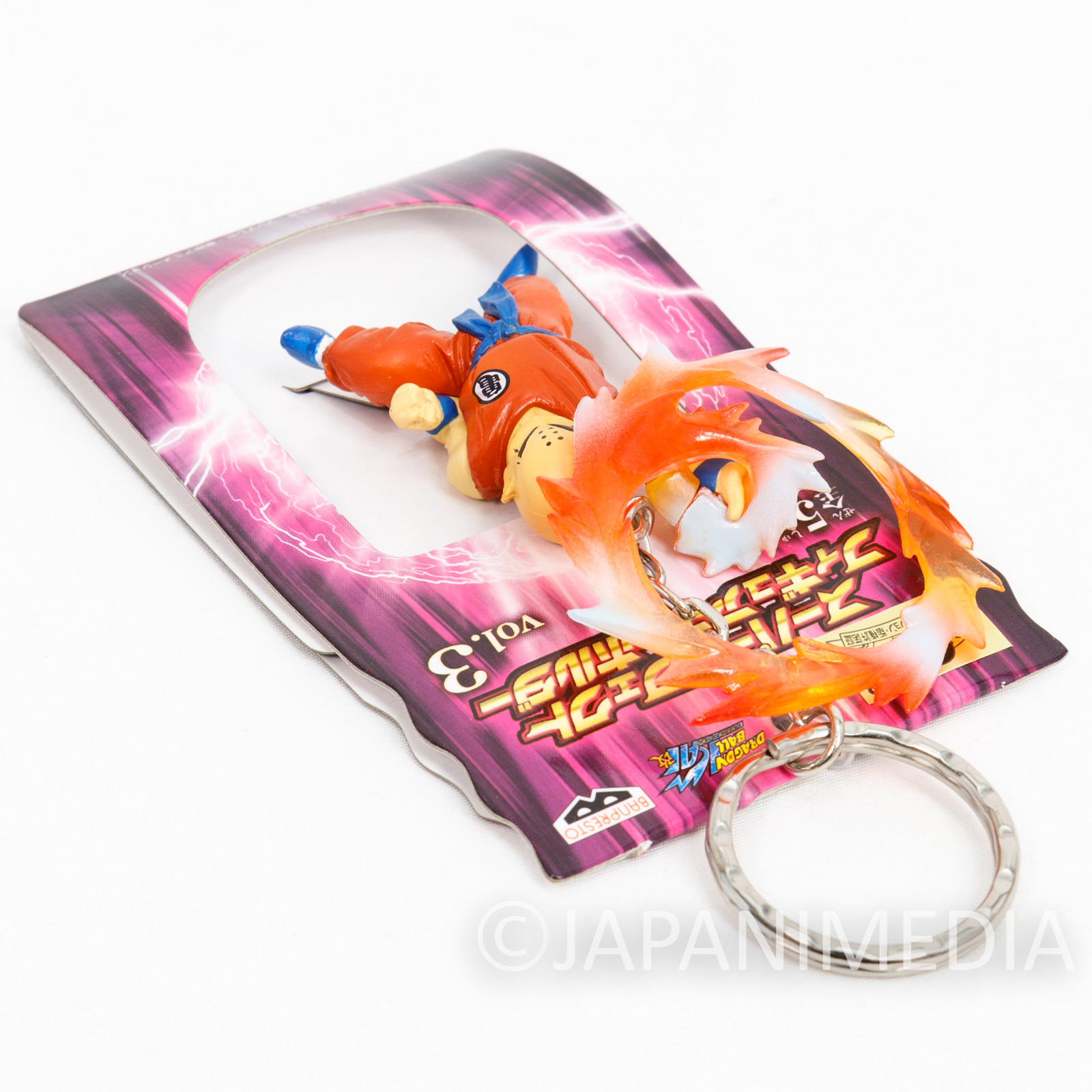 Dragon Ball Z Krillin Super Effect Mascot Figure Key Chain JAPAN ANIME MANGA