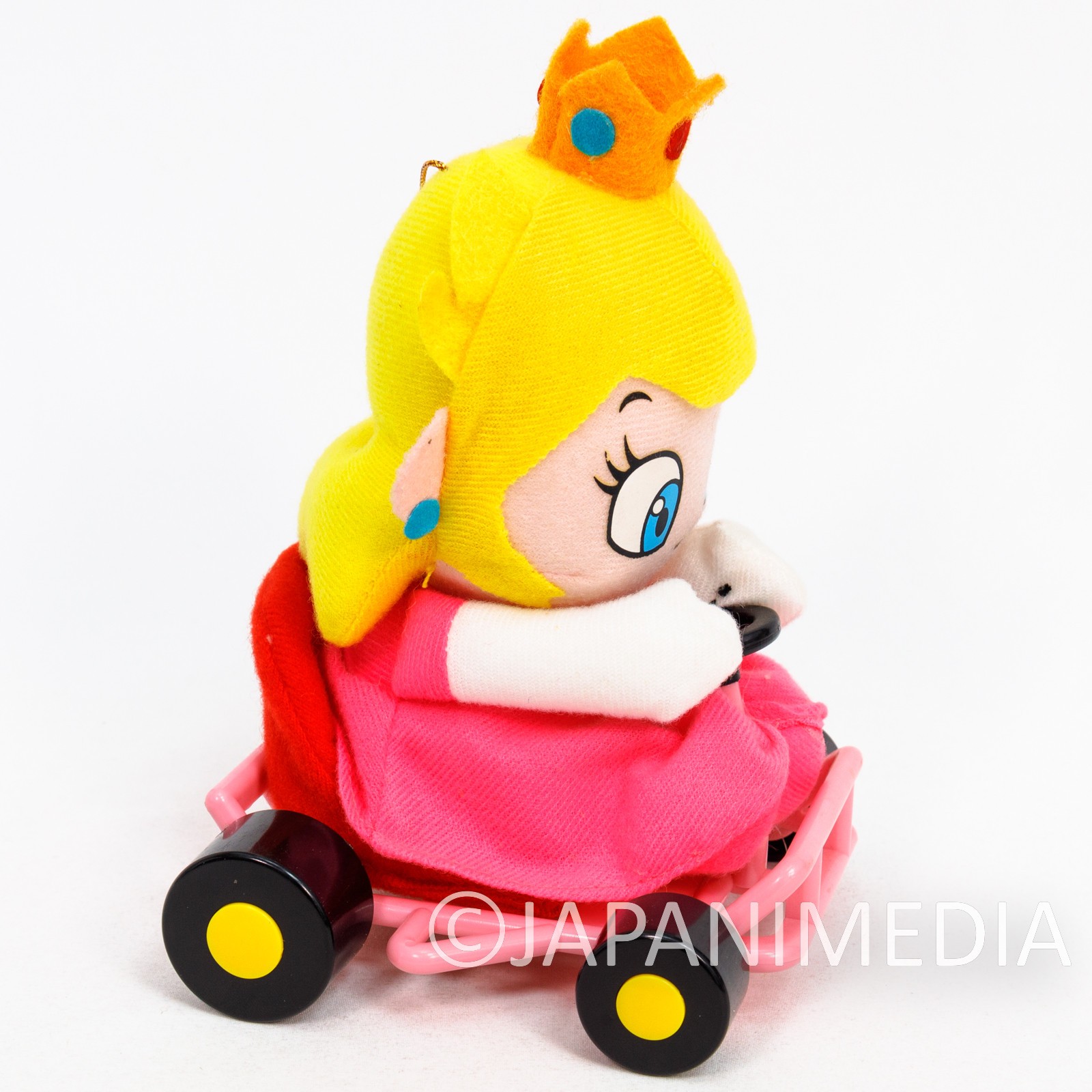 Retro Super Mario Kart Princess Peach Plush Doll TAKARA JAPAN / GAME Nintendo