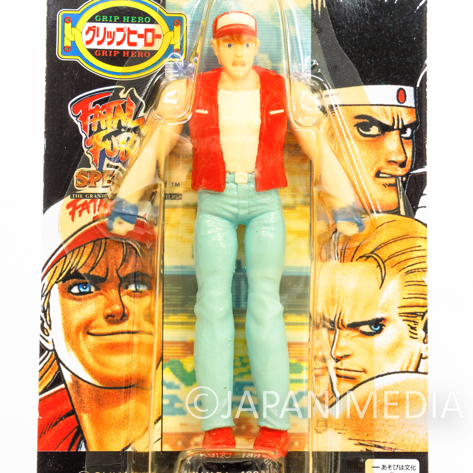 RARE! Fatal Fury Special Terry Bogard Mini Action Figure Grip Hero SNK  JAPAN - Japanimedia Store