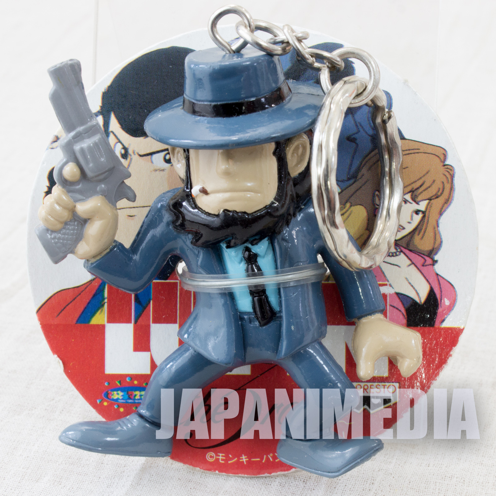 Lupin the Third (3rd) Daisuke Jigen Figure Keychain Banpresto JAPAN ANIME MANGA