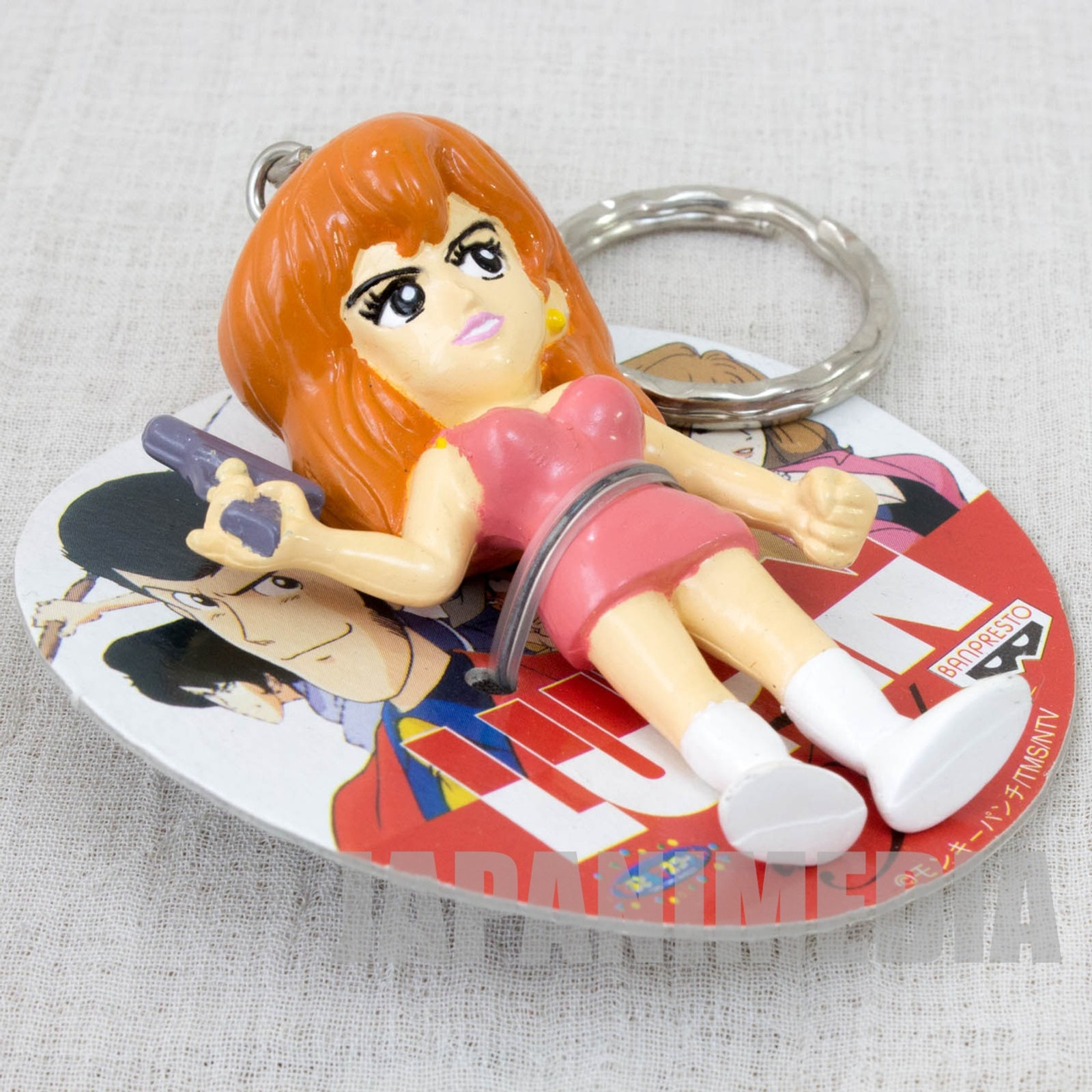 Lupin the Third (3rd) Fujiko Mine Figure Keychain Banpresto JAPAN ANIME MANGA