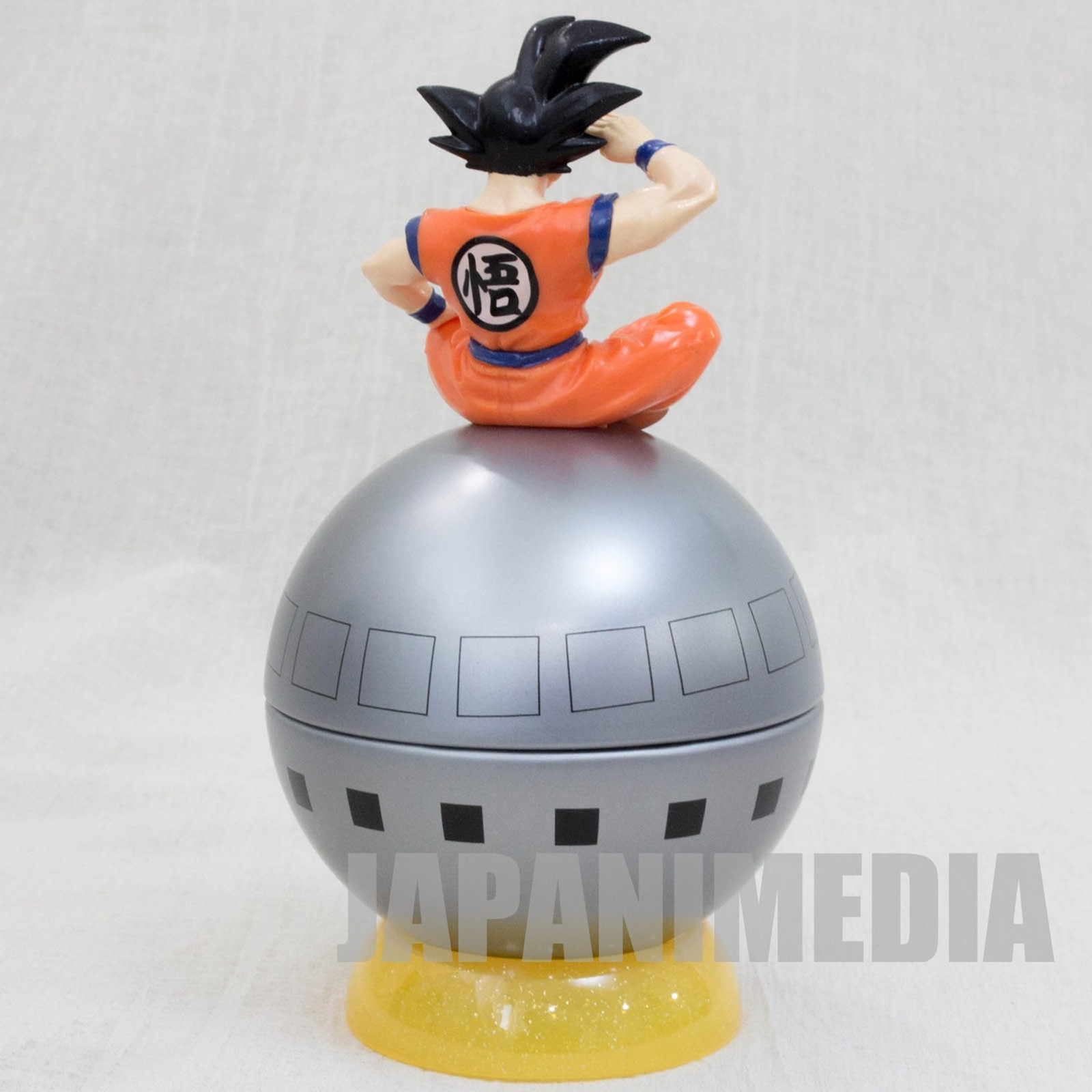 RARE! Dragon Ball Z Son Gokou Fuji Television Candy Pot Figure JAPAN ANIME MANGA