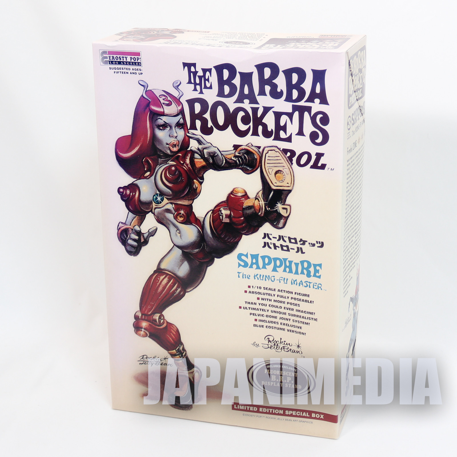 Barba Rockets Patrol Sapphire 1/10 Action Figure Rockin' Jelly Bean JAPAN