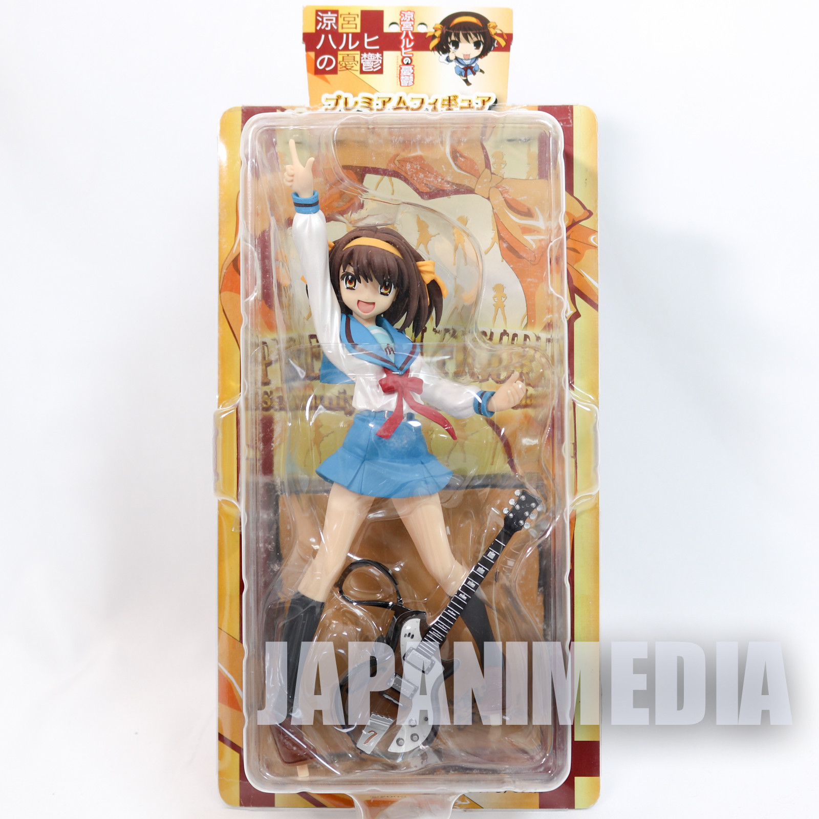 The Melancholy of Haruhi Suzumiya w/ Guitar Premium Figure SEGA JAPAN ANIME MANGA