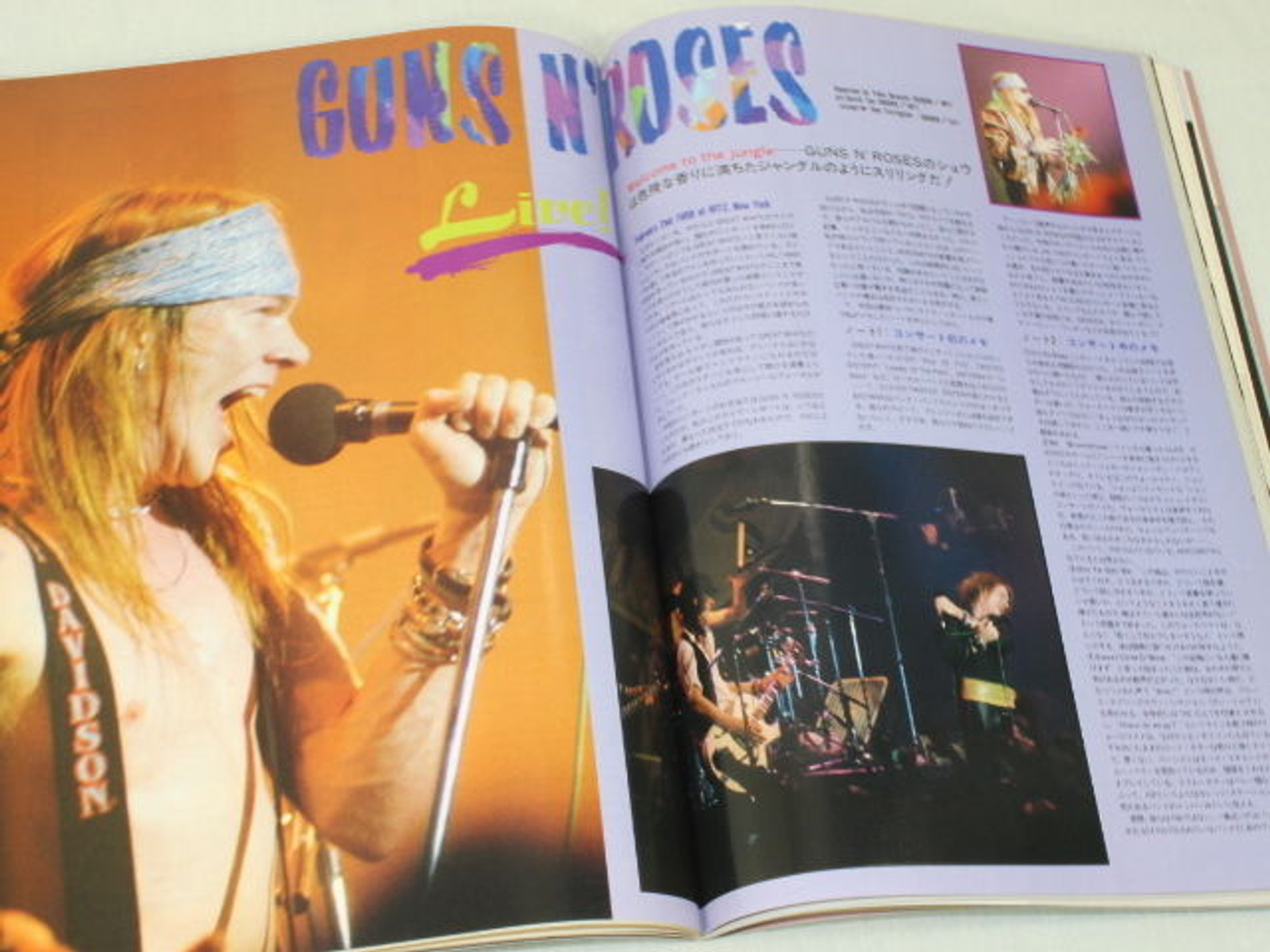 1988/05 BURRN! Japan Rock Magazine WHITESNAKE/KISS/L.A.GUNS/N'ROSES/AC/DC/LION