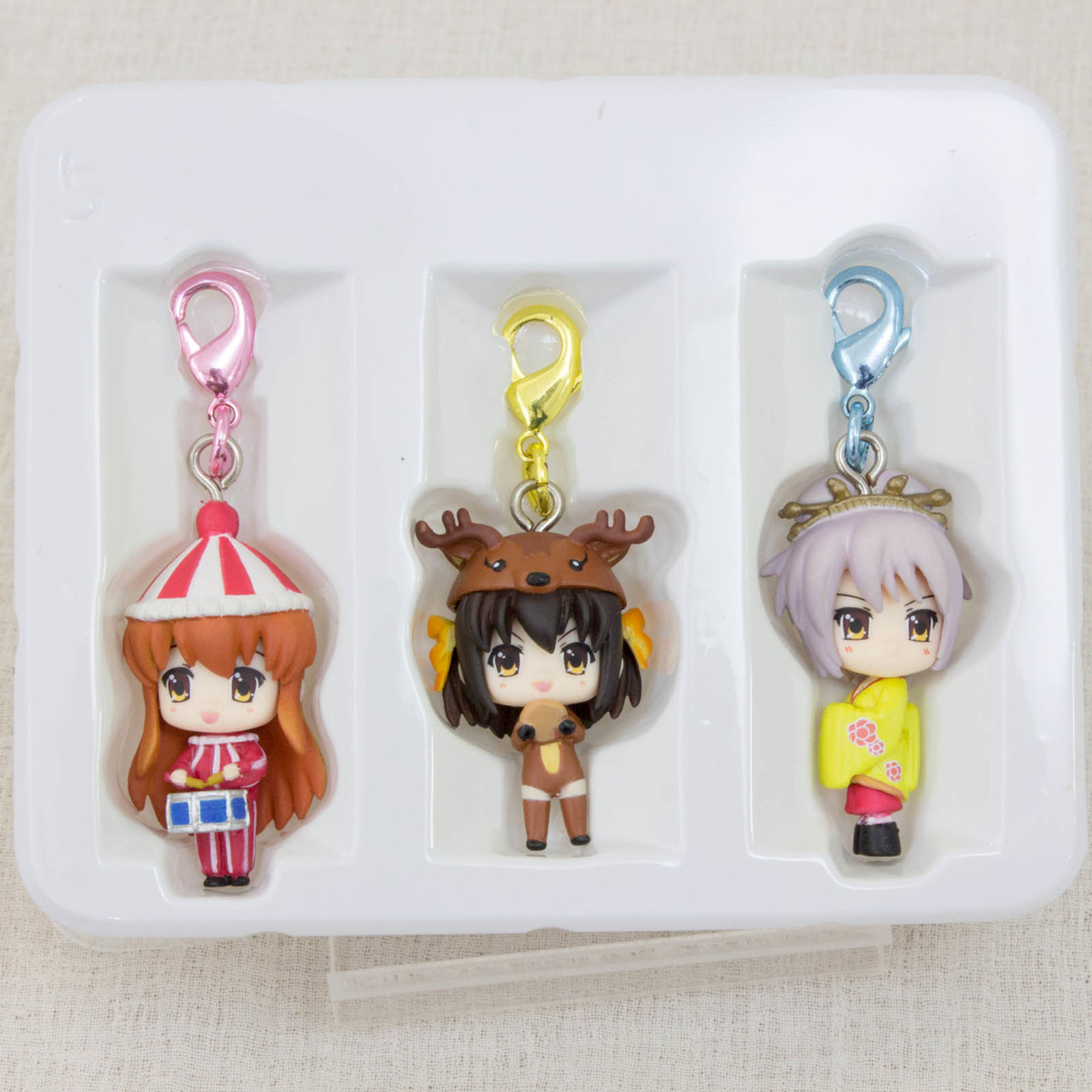 The Melancholy of Haruhi Suzumiya Nendoroid Plus Figure Charm 3pc Set - Kinki ver. - [Haruhi,Mikuru,Nagato] 2