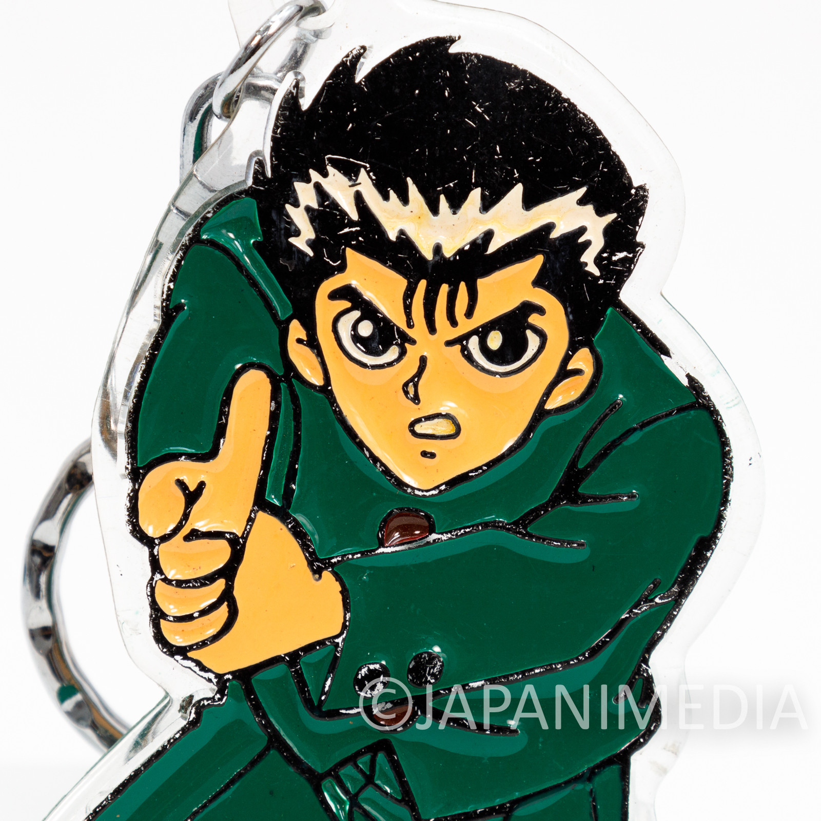 Yu Yu Hakusho Yusuke Urameshi Acrylic Mascot Key Chain 1993 Tomy