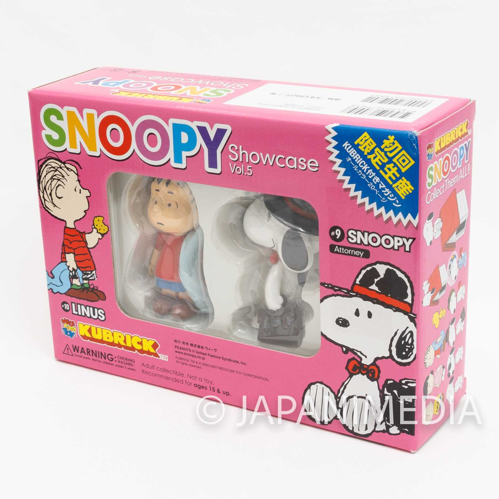 Snoopy Kubrick Showcase Vol.05 Linus Attorney Medicom Toy Figure JAPAN Japanimedia Store 10