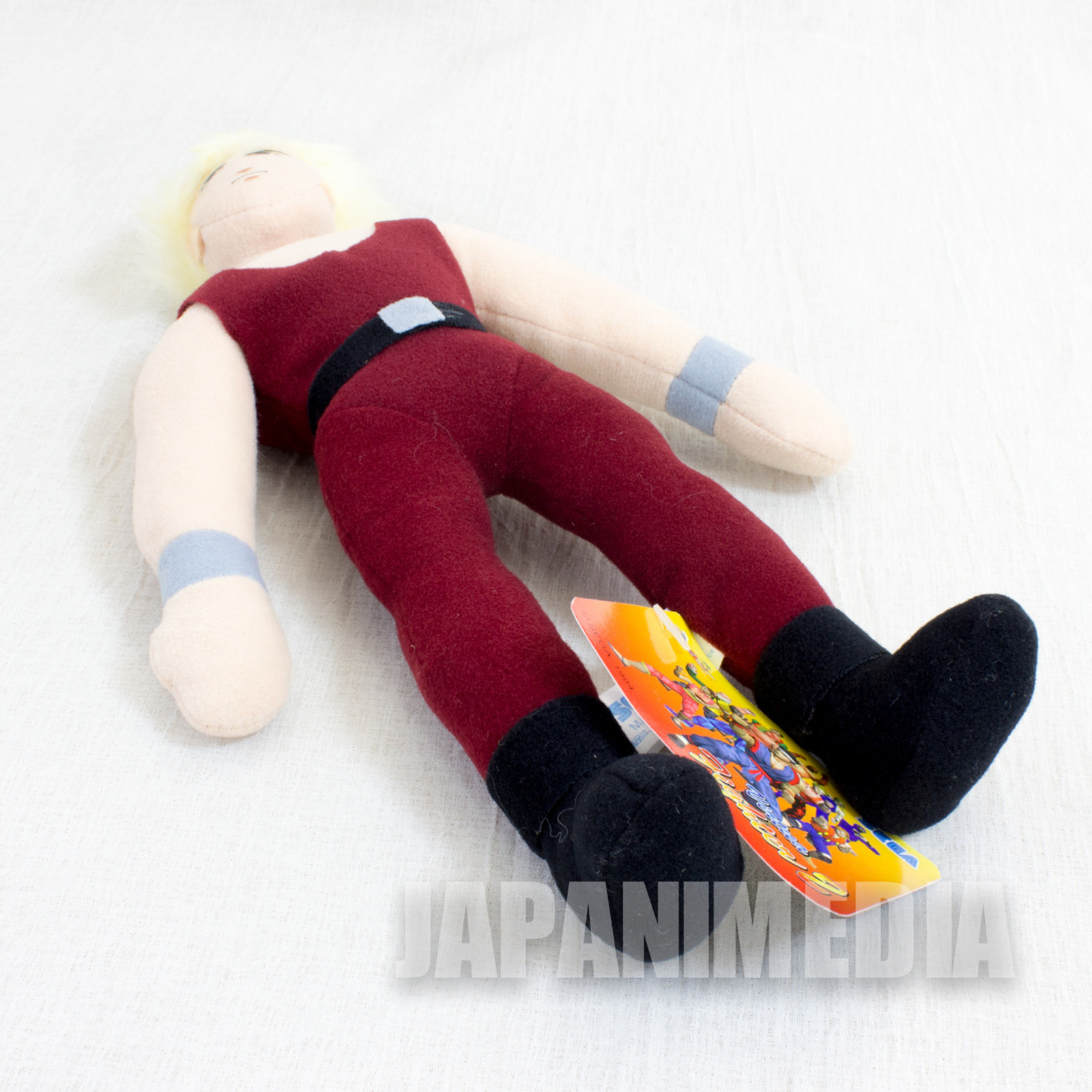 Virtua Fighter 2 Jacky Bryant 10" Plush Doll SEGA 1995 JAPAN GAME FIGURE