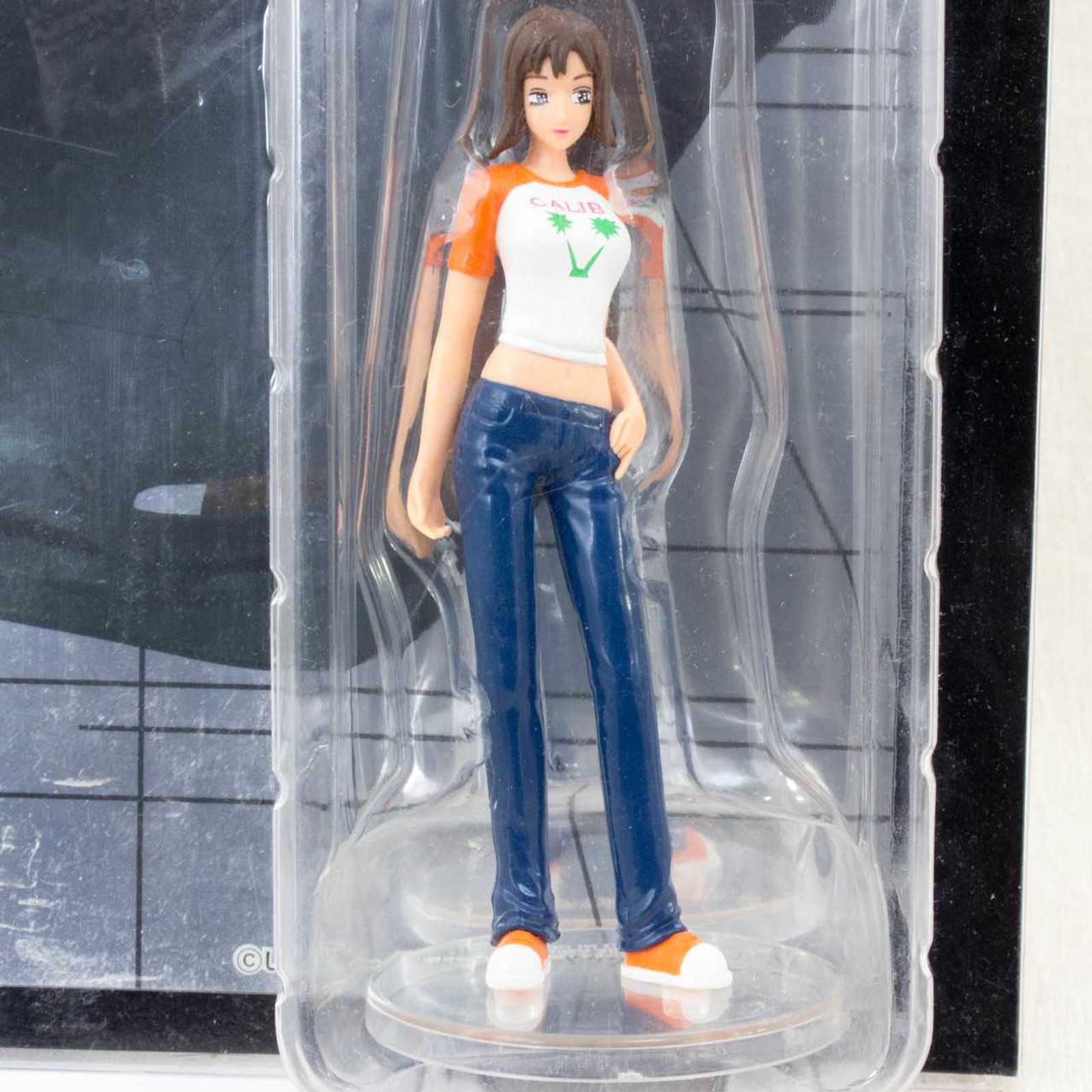 Initial D Animation Kyoko Iwasaki Figure & Visual Sheet of FD3S RX-7 JAPAN ANIME Japanimedia Store FRONT