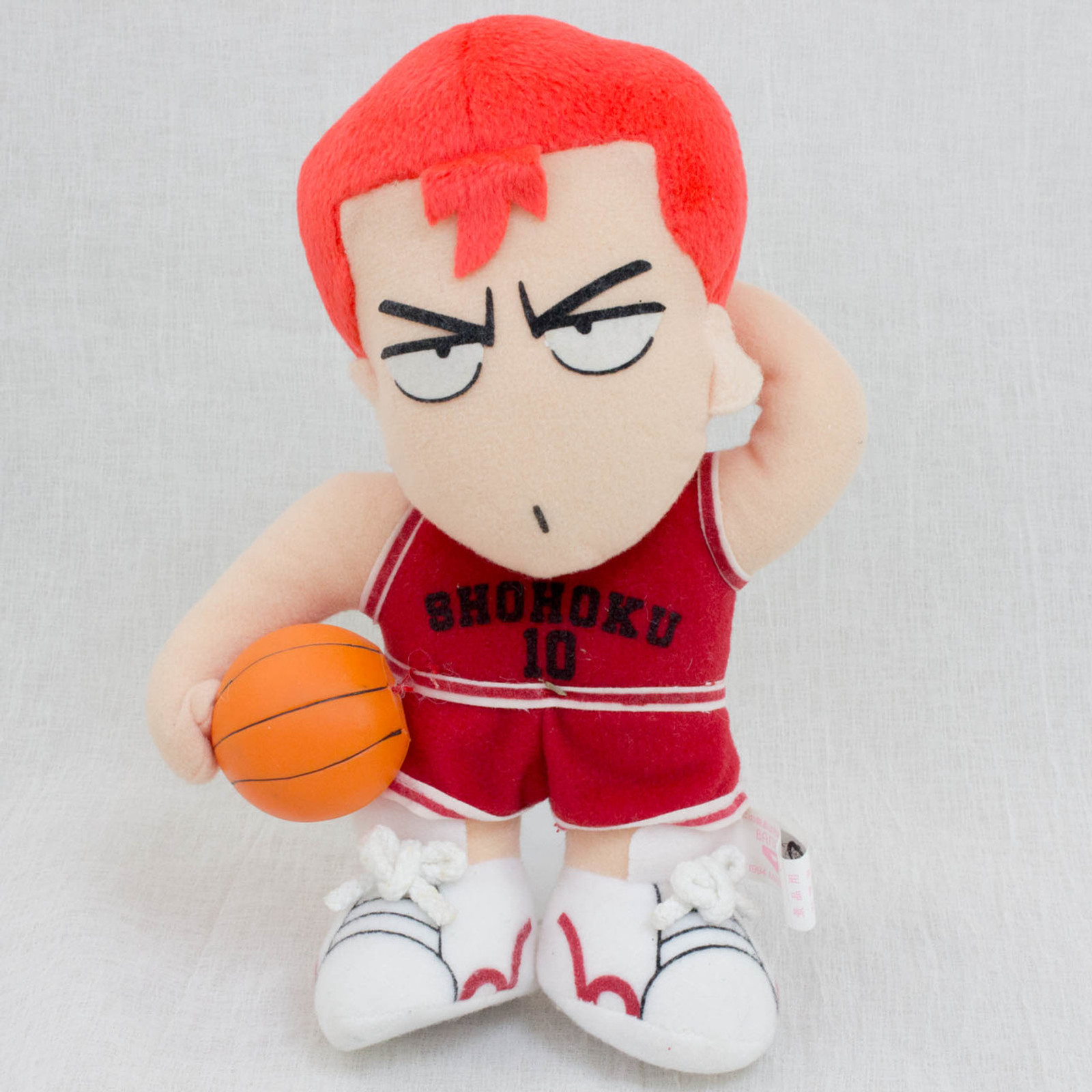 SLAM DUNK Hanamichi Sakuragi Shohoku #10 Plush Doll JAPAN ANIME MANGA JUMP