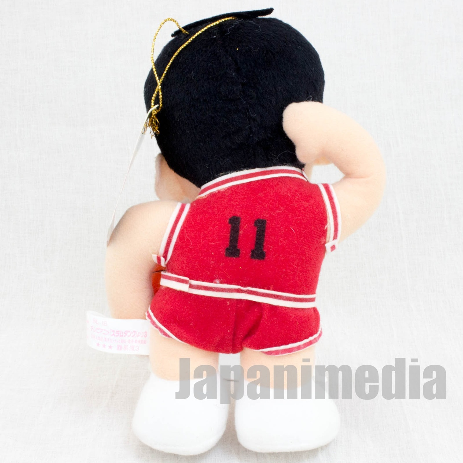 SLAM DUNK Kaede Rukawa Shohoku #11 Plush Doll JAPAN ANIME MANGA JUMP