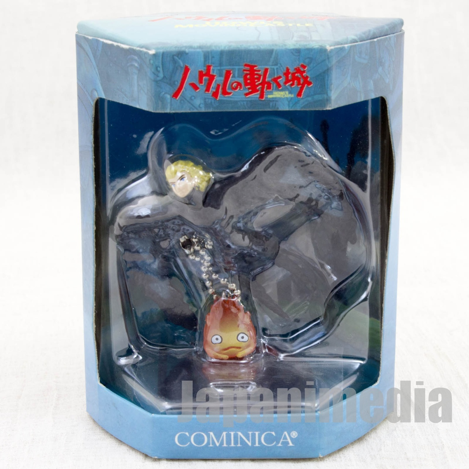 Howl's Moving Castle Bird Howl & Calcifer Figure Key Chain Cominica Ghibli JAPAN