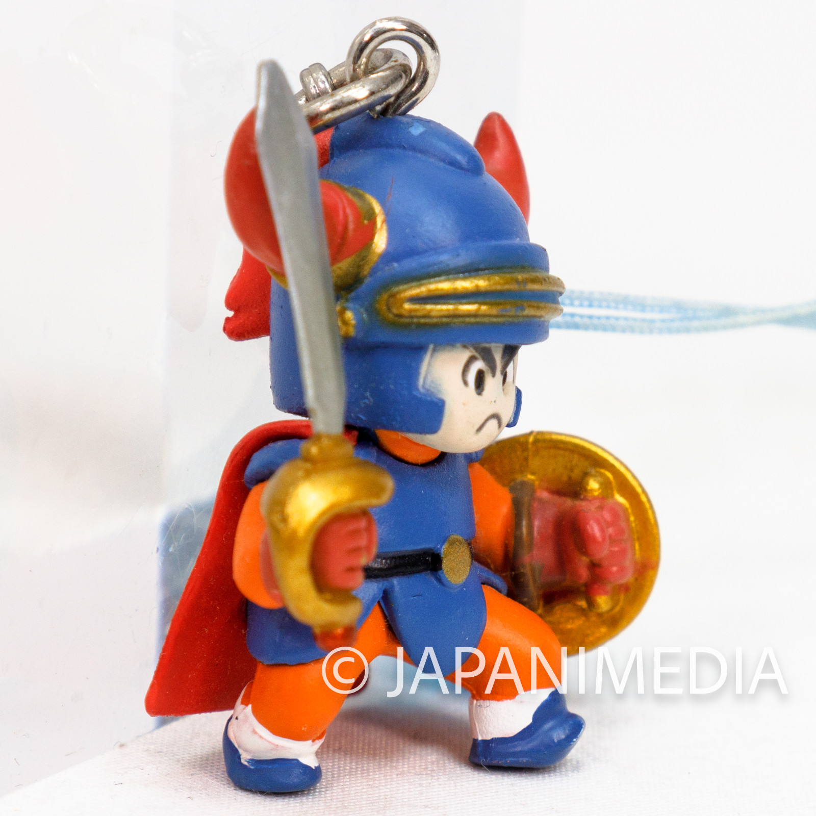 RARE Dragon Quest I Brave Hero Mascot Figure Strap with Slime Charm | Japanimedia Store 2