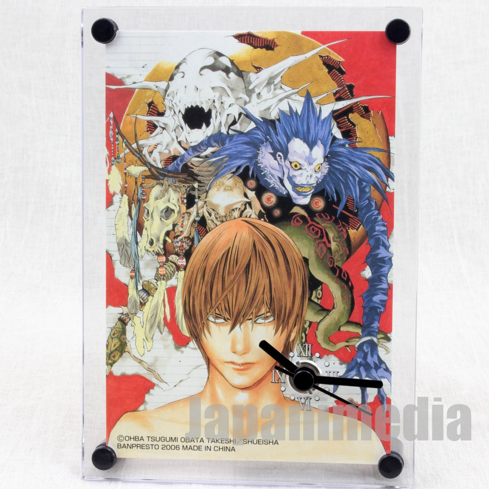 Death Note Picture Desktop Clock Yagami Light & Shinigami Banpresto JAPAN GAME