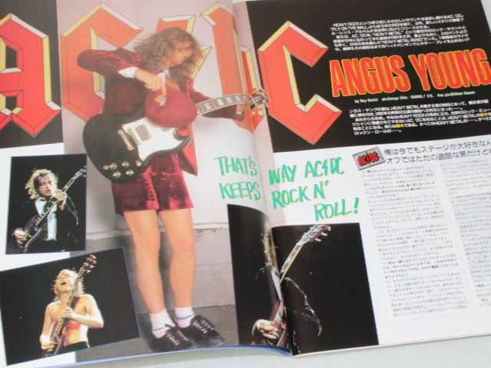 1988/03 BURRN! Japan Rock Magazine AC/DC/KISS/AEROSMITH/DEF LEPPARD/MEGADETH