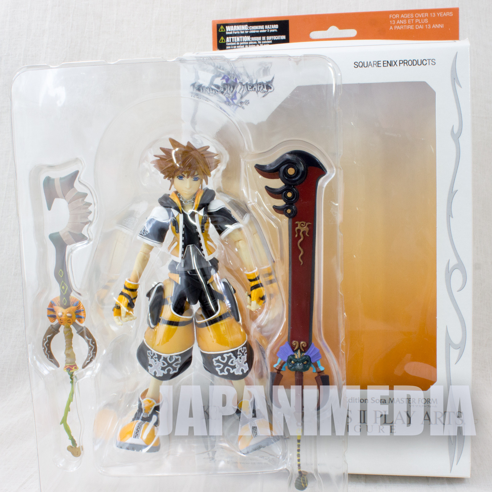 Kingdom Hearts SORA Master Form Action Figure Play Arts Square