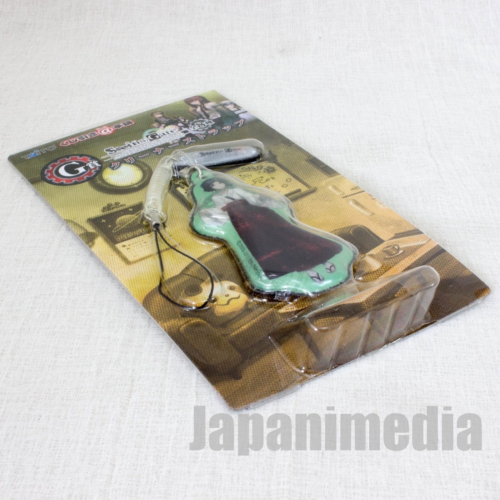 Steins ; Gate Ruka Urushibara Display Cleaner Mascot Strap Taito JAPAN ANIME