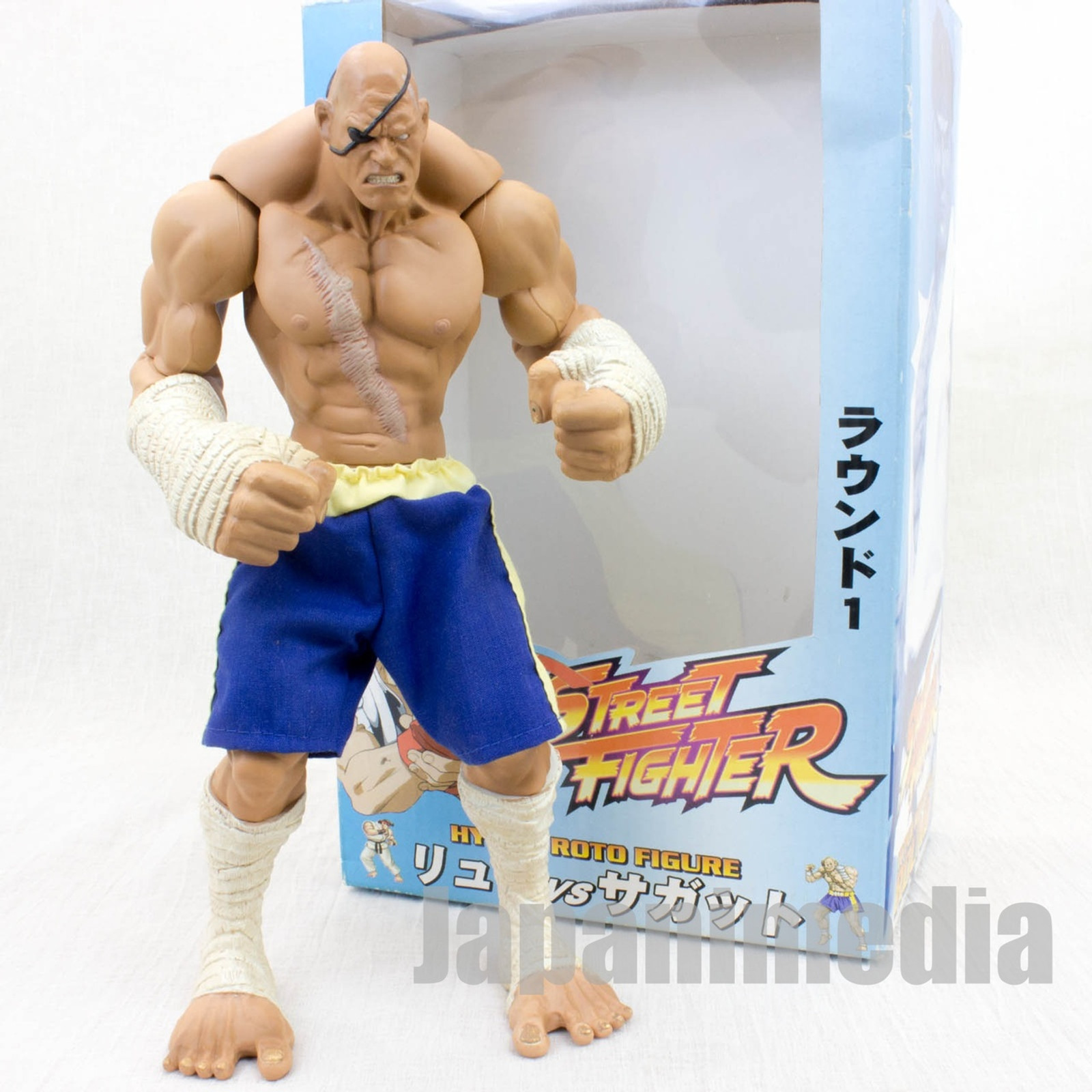 Street Fighter Sagat Roto Figure Blue Ver. SOTA Toy Capcom JAPAN GAME