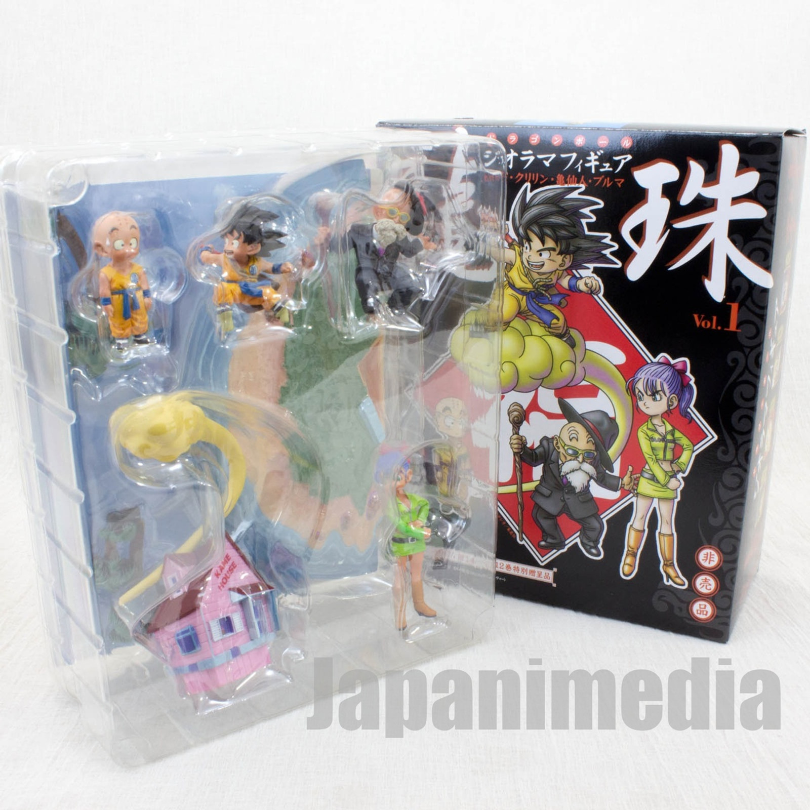 Dragon Ball Diorama Figure Set Vol.1 Gokou Krillin Bulma Kame-sennin JAPAN