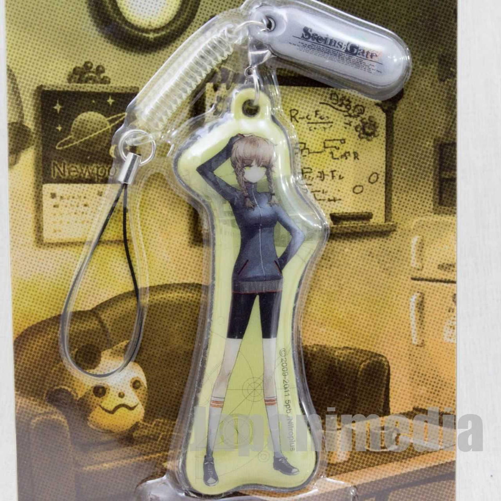 Steins ; Gate Suzuha Amane Display Cleaner Mascot Strap Taito JAPAN ANIME Japanimedia Store FRONT