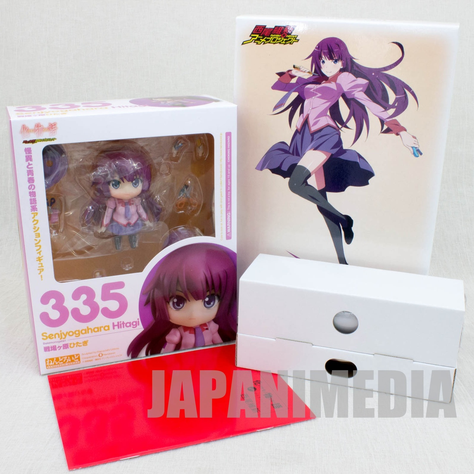 Bakemonogatari Senjogahara Hitagi Premium Box Set Nendoroid Figure JAPAN ANIME Tracking number: