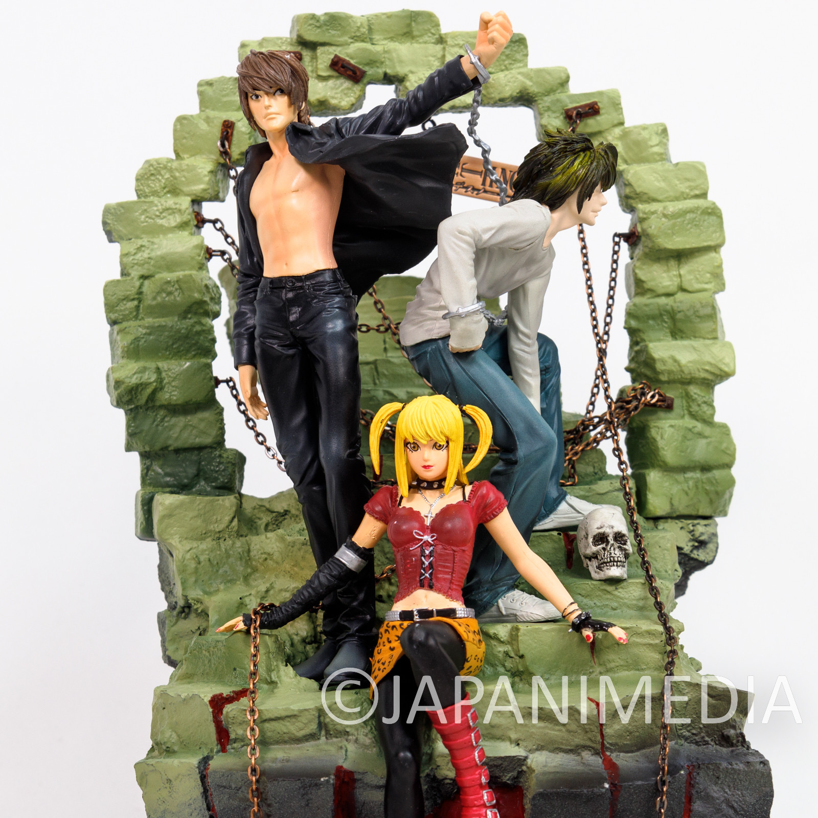 RARE! Death Note Light L Ryuzaki Misa Diorama Figure Shonen Jump